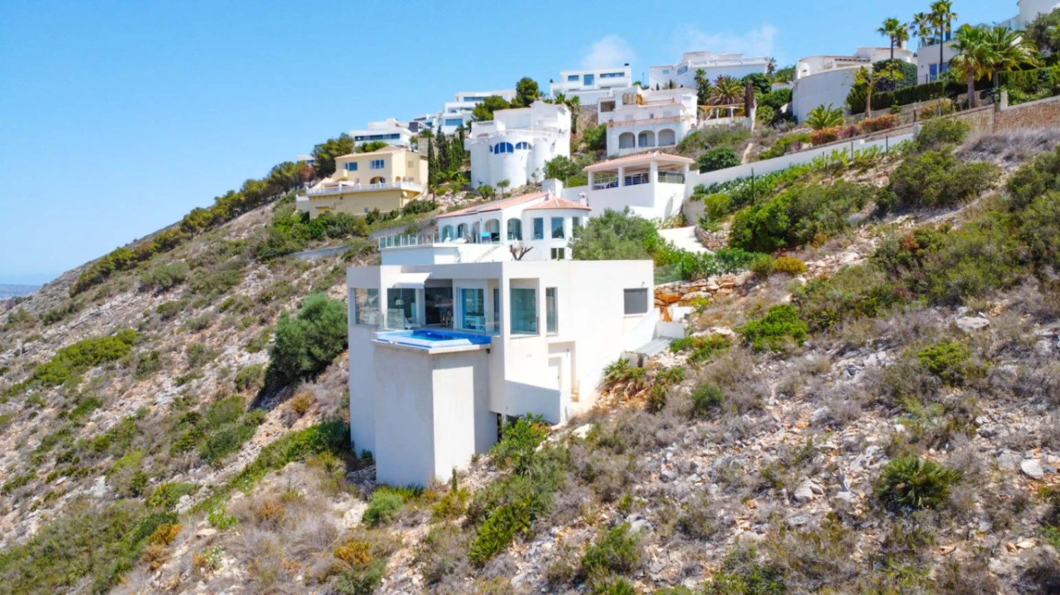 Cumbre del Sol moderne villa met uitzicht op zee