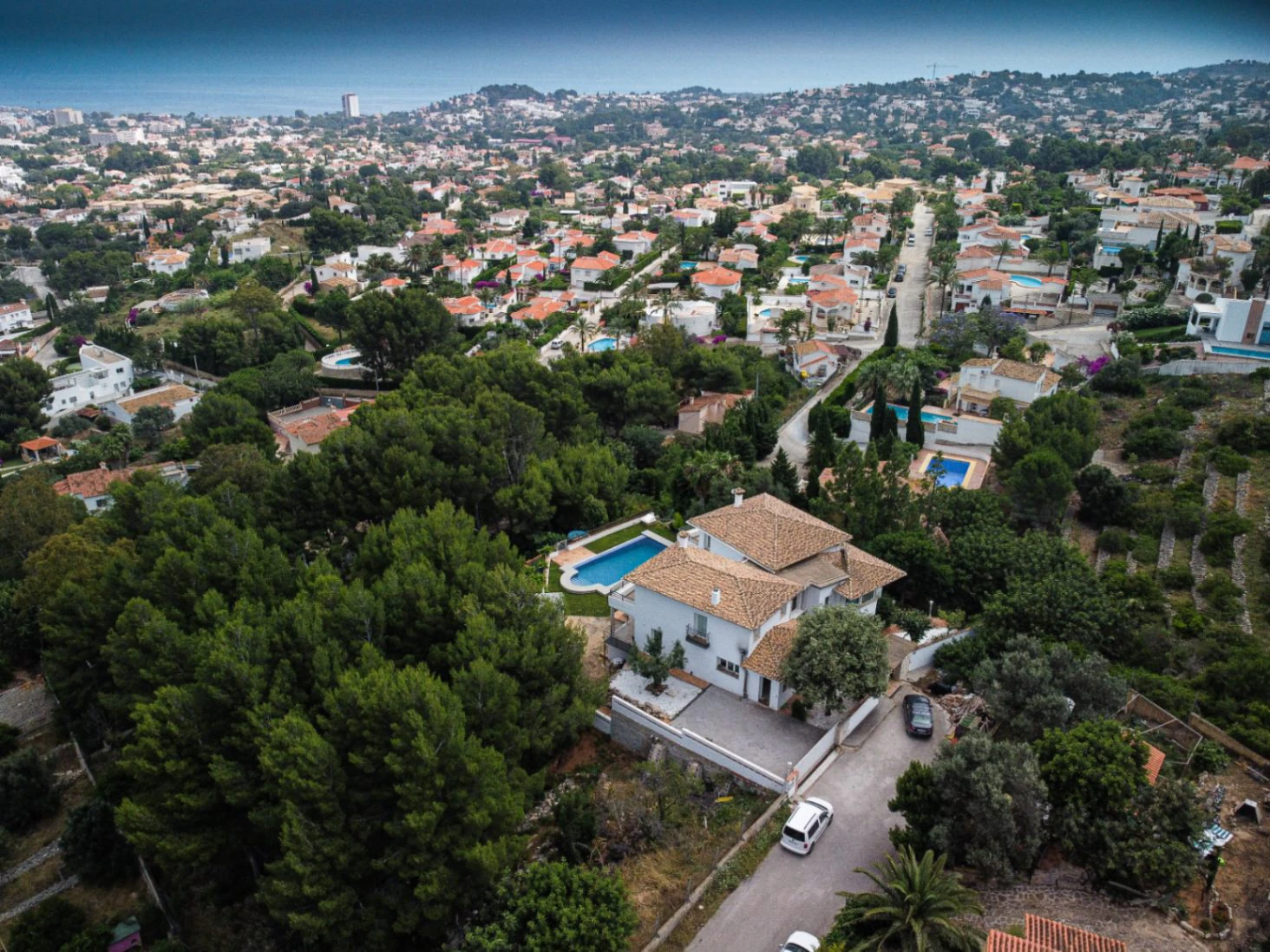 Villa avec vue sur la mer et en plein parc naturel du Montgó, à Dénia