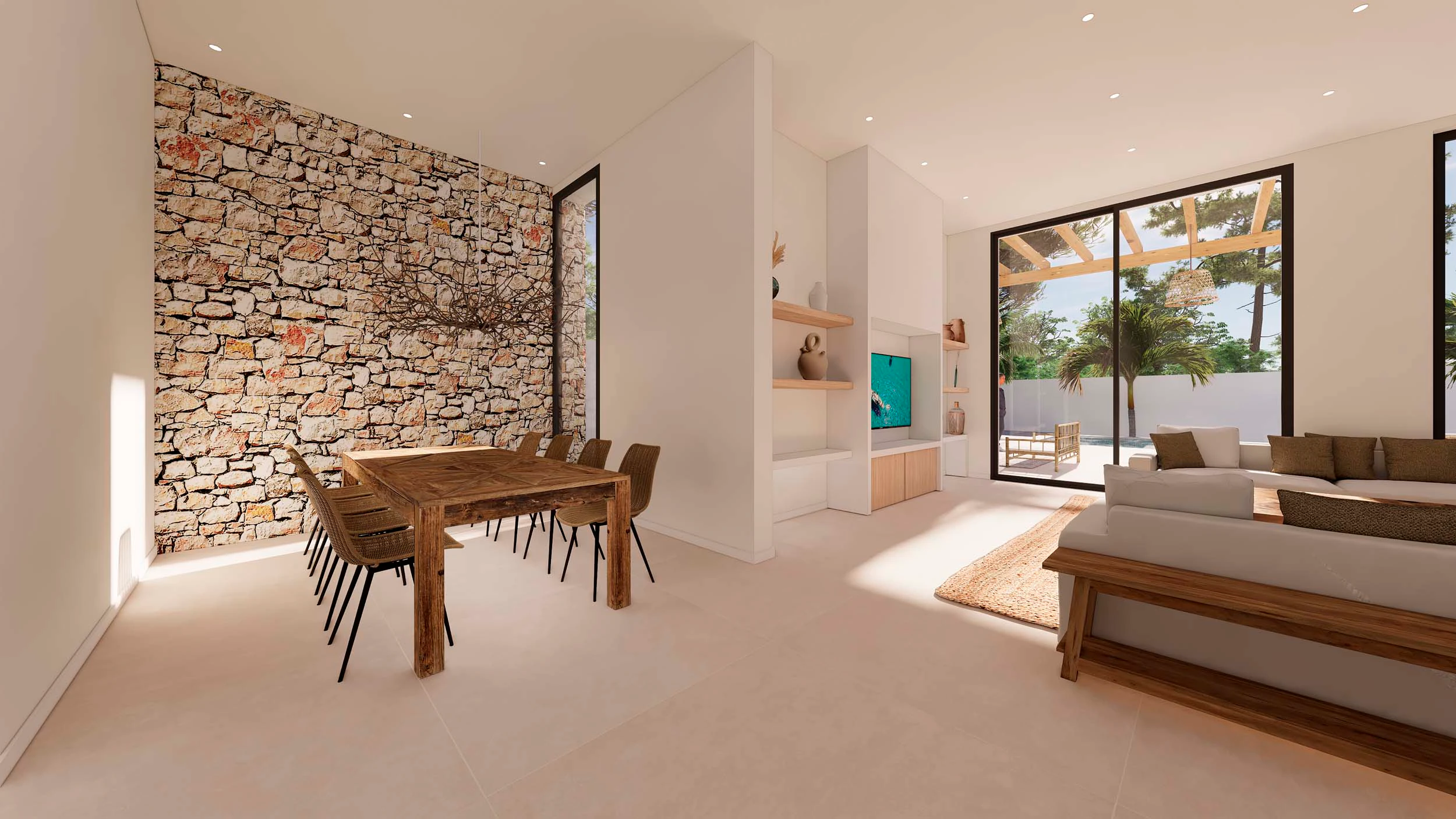 Project: Ibiza-stijl villa te koop in Moraira