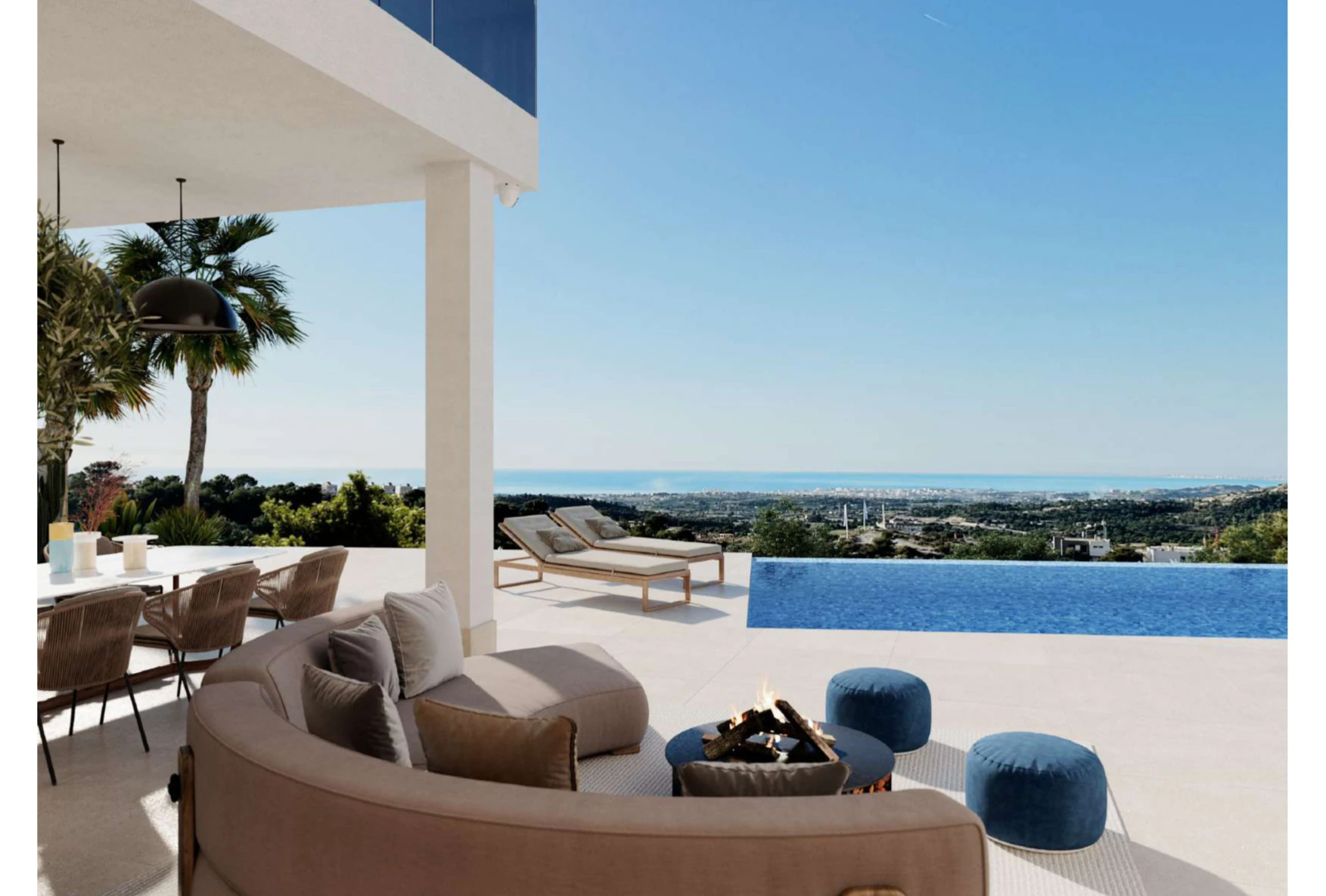 Luxuriöse Neue Villa mit Meerblick in Finestrat