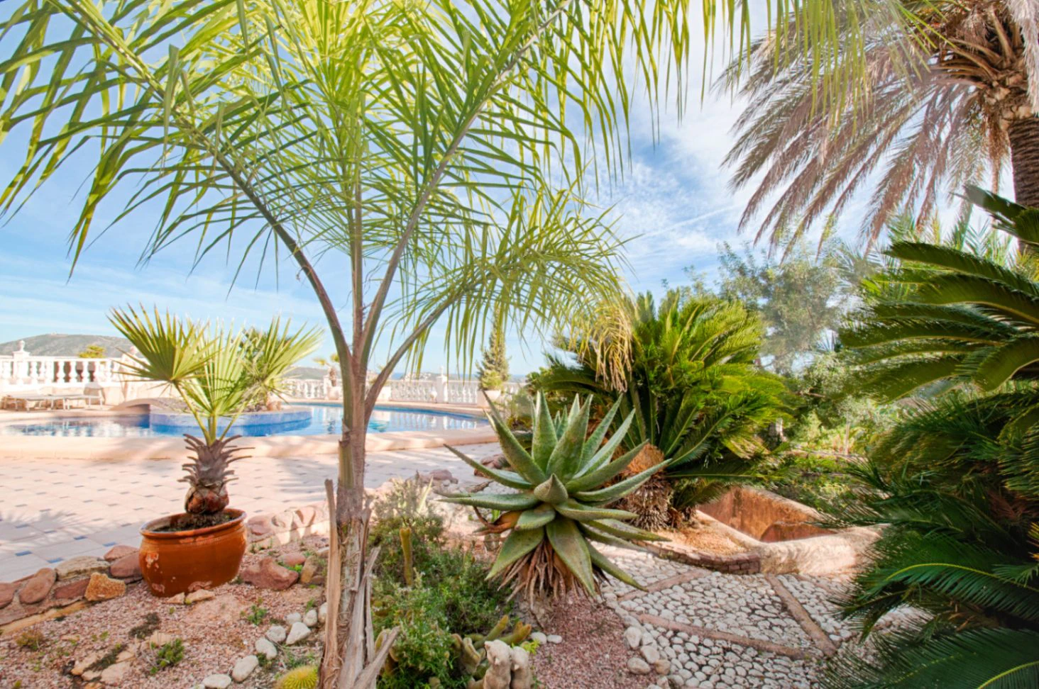 Es probablemente una de las mejores vistas al mar de Moraira.