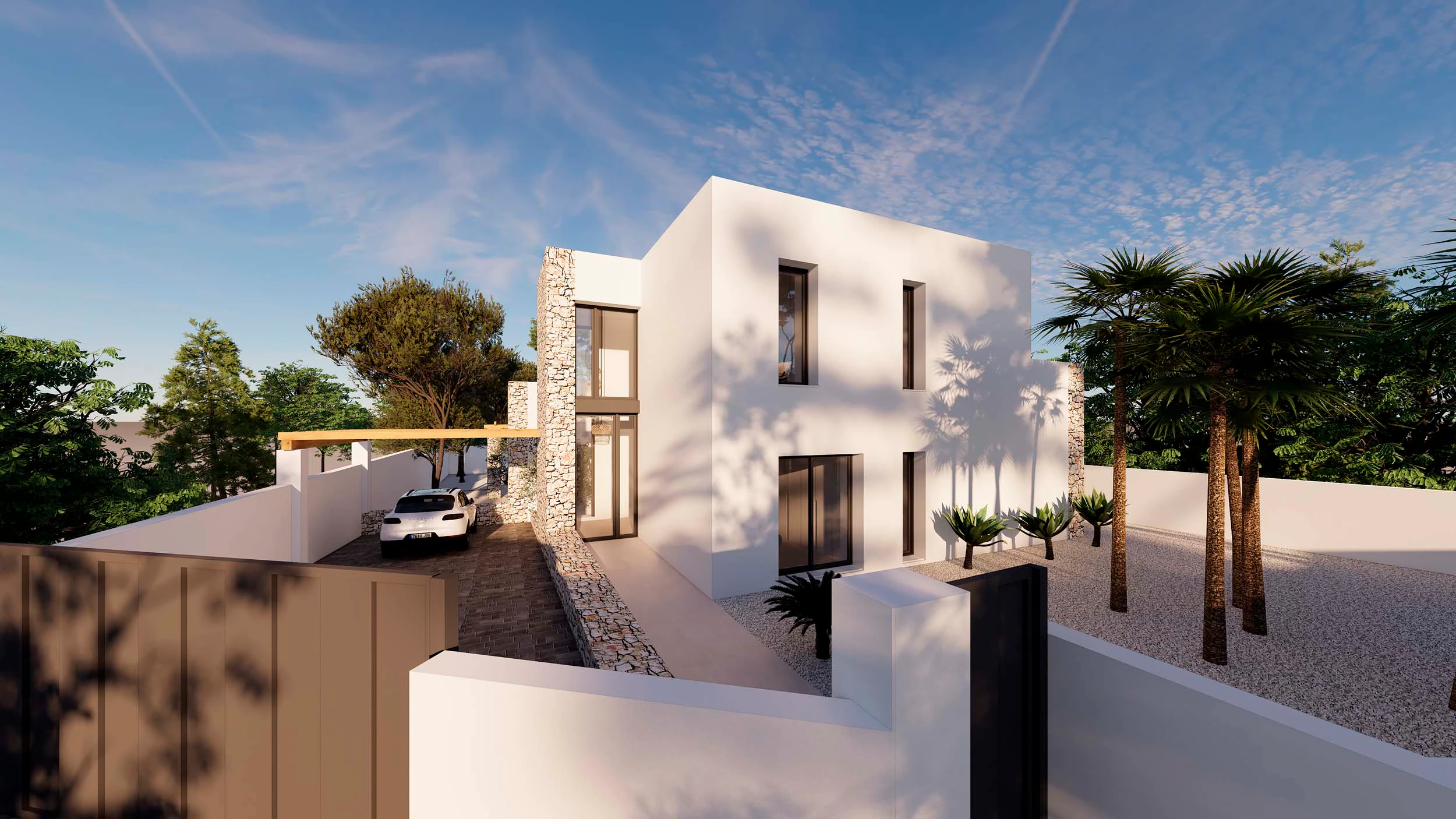 Project: Ibiza-stijl villa te koop in Moraira