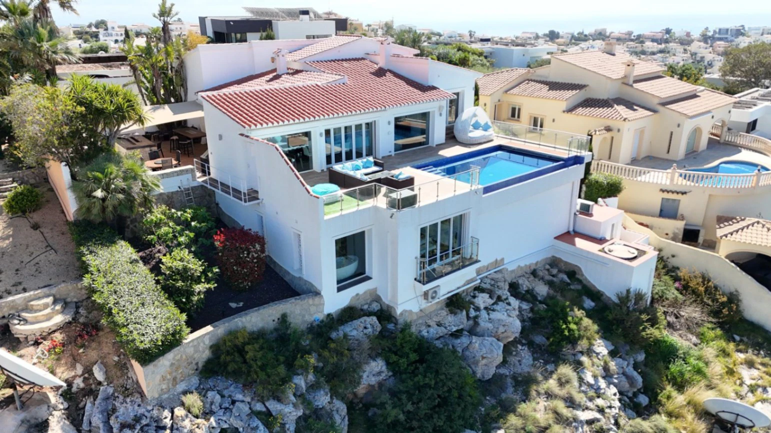 Cumbre del Sol, Luxe villa met panoramisch zeezicht in Magnolias