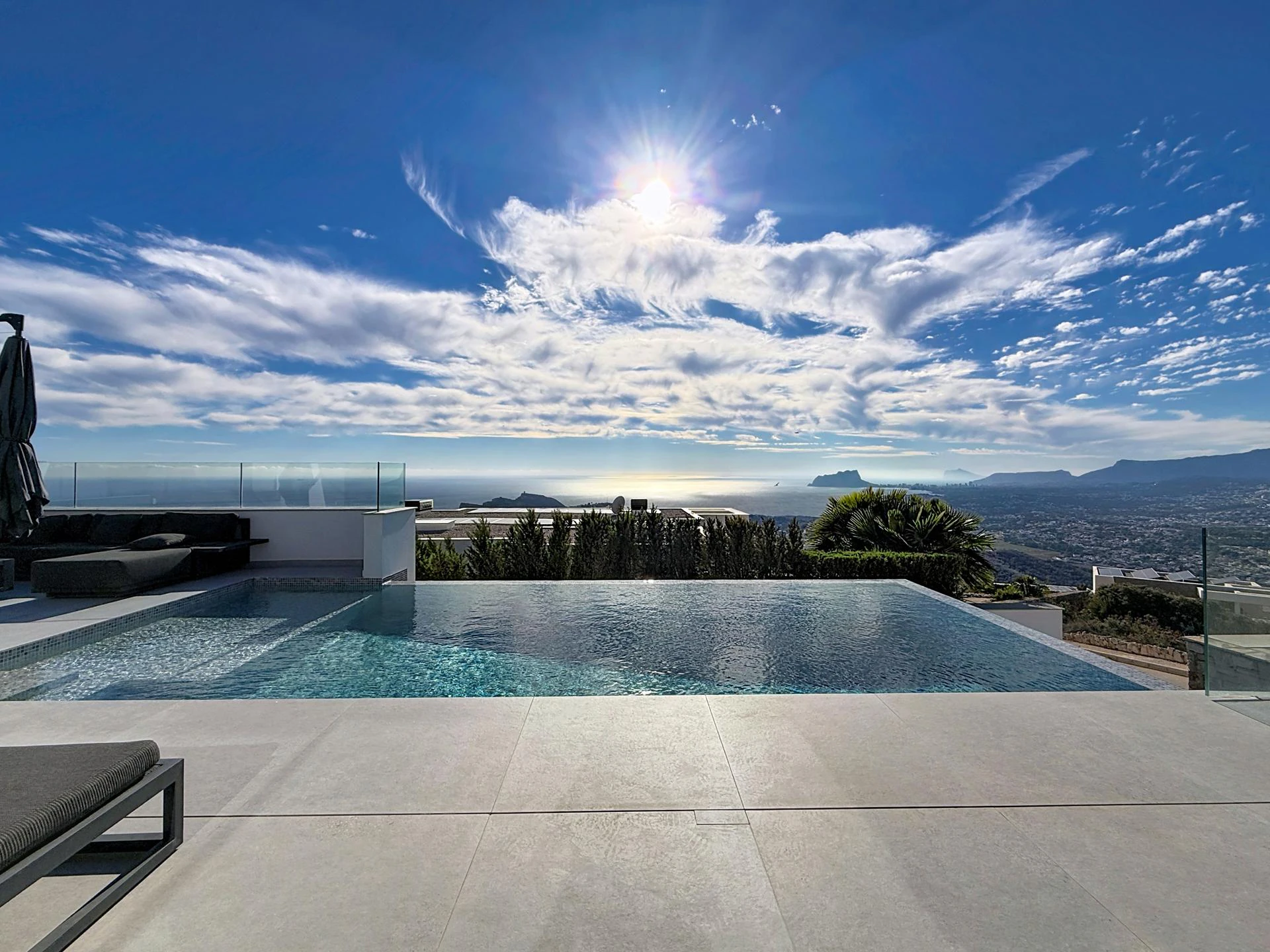 Cumbre del Sol modern luxury villa with panoramic views