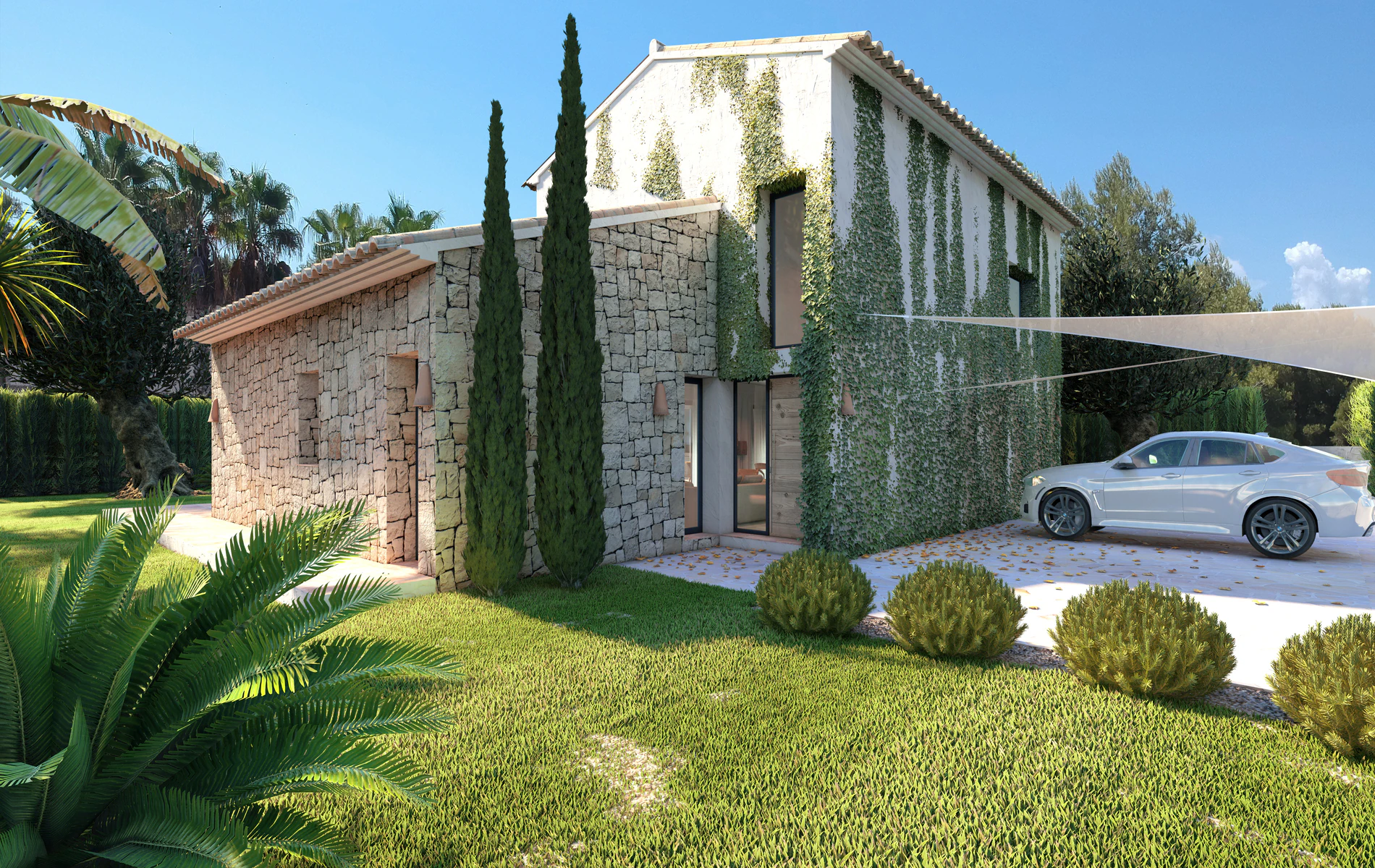 Proyecto de vivienda unifamiliar de estilo tradicional en la exclusiva urbanización La Cala de Jávea
