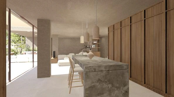 Under construction: sea view villa for sale in Benissa