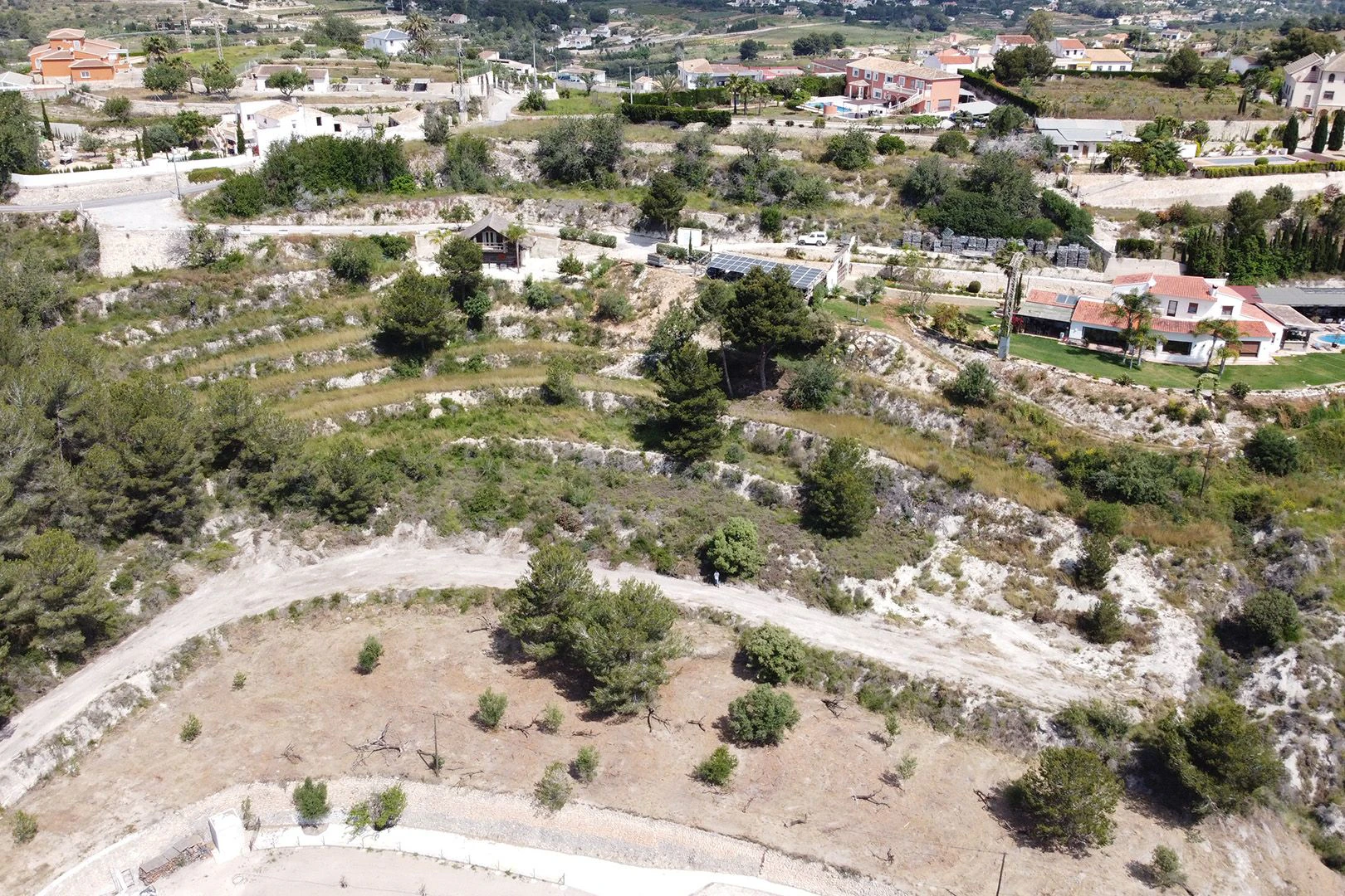 Terreno para construir en venta de 11,000 m2 con vistas al mar y cerca de Moraira