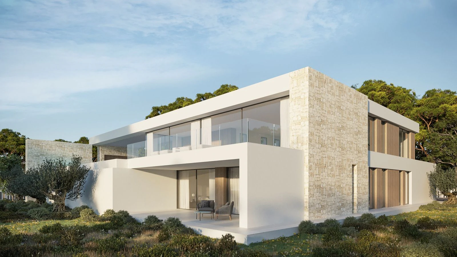Nuevo proyecto de lujo en Moraira, de estilo moderno y minimalista