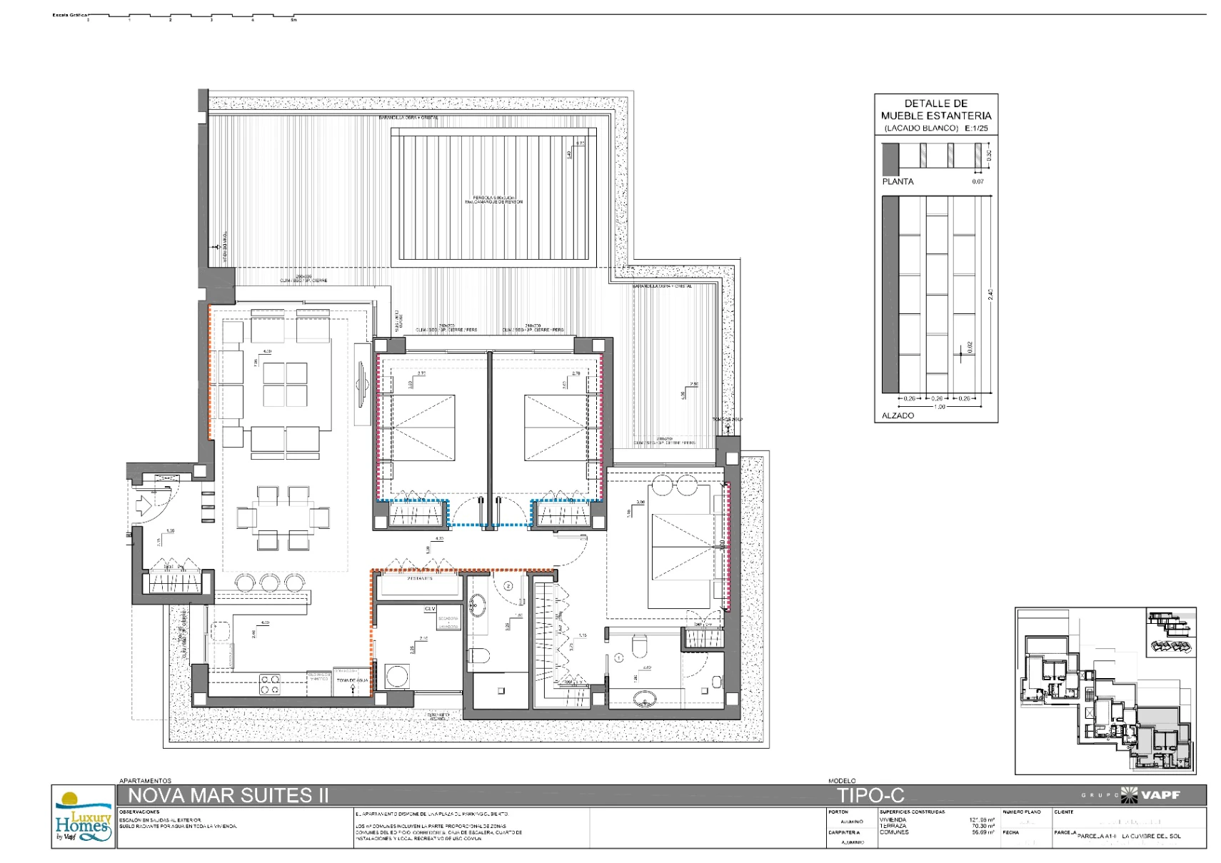 Cumbre del Sol luxe modern penthouse met uitzicht op de kliffen en de zee