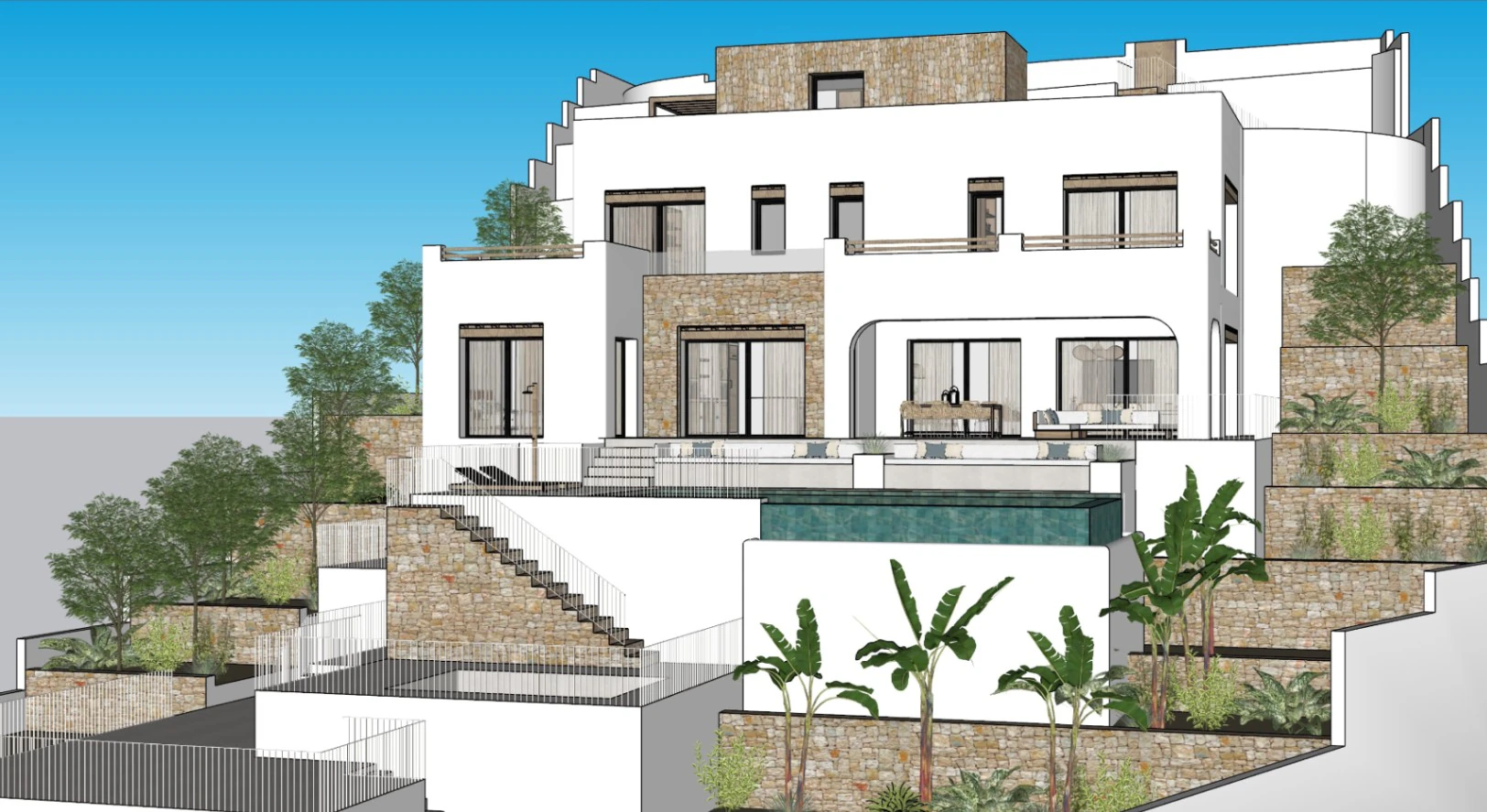 Luxe villa in Benissa met panoramisch uitzicht op zee