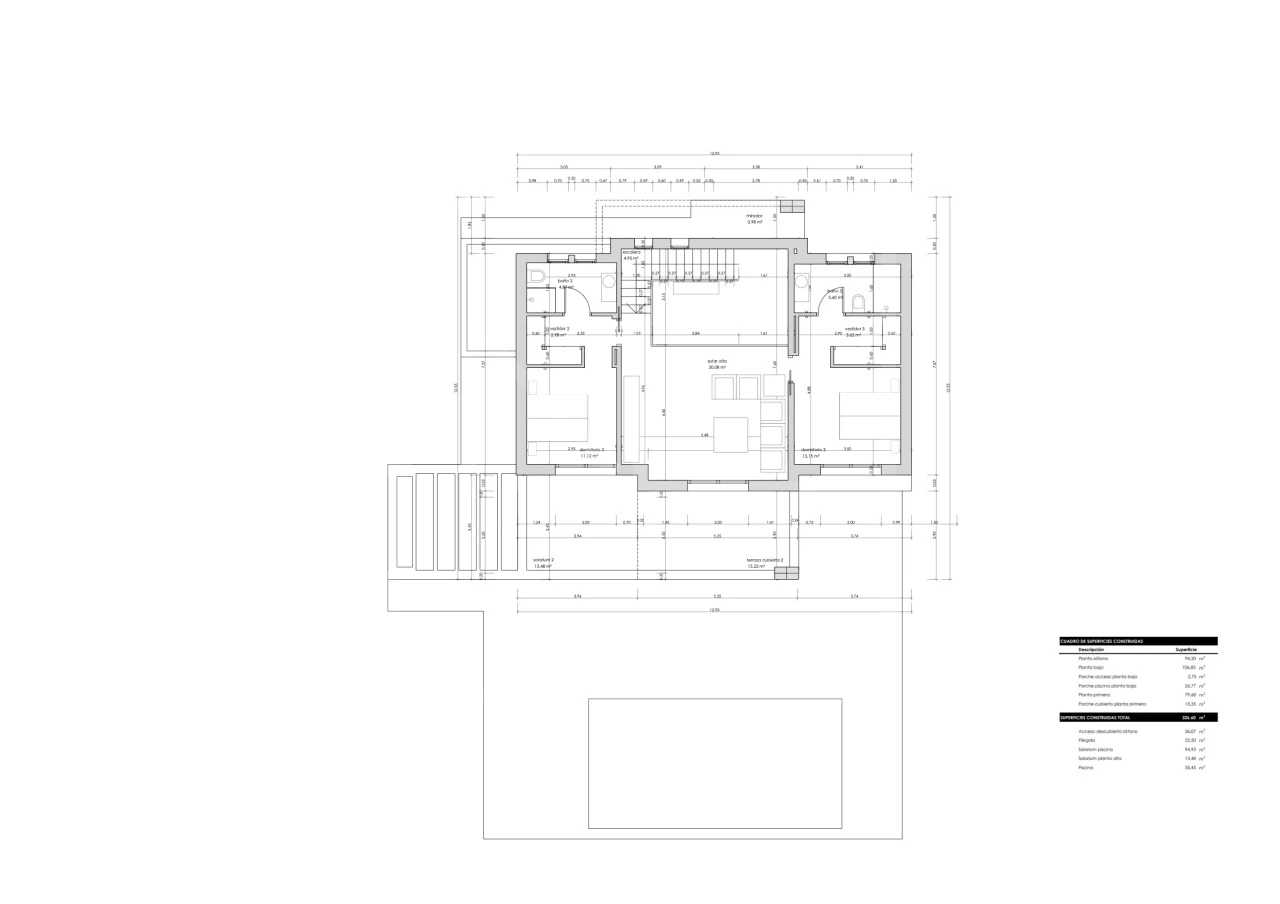 3 bedroom 3 bathroom villa for sale in Javea