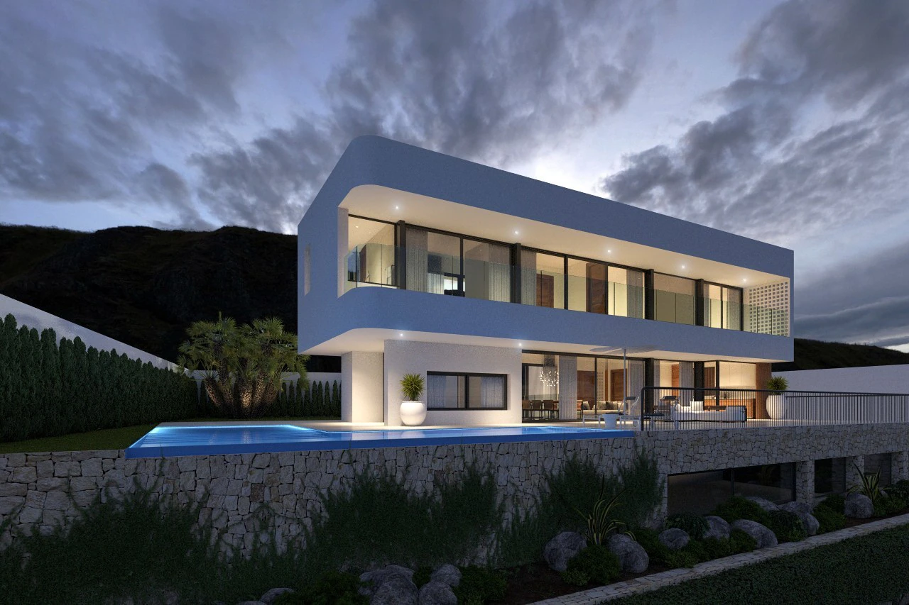 5 Schlafzimmer 6 Badezimmer Villa in Finestrat, Benidorm