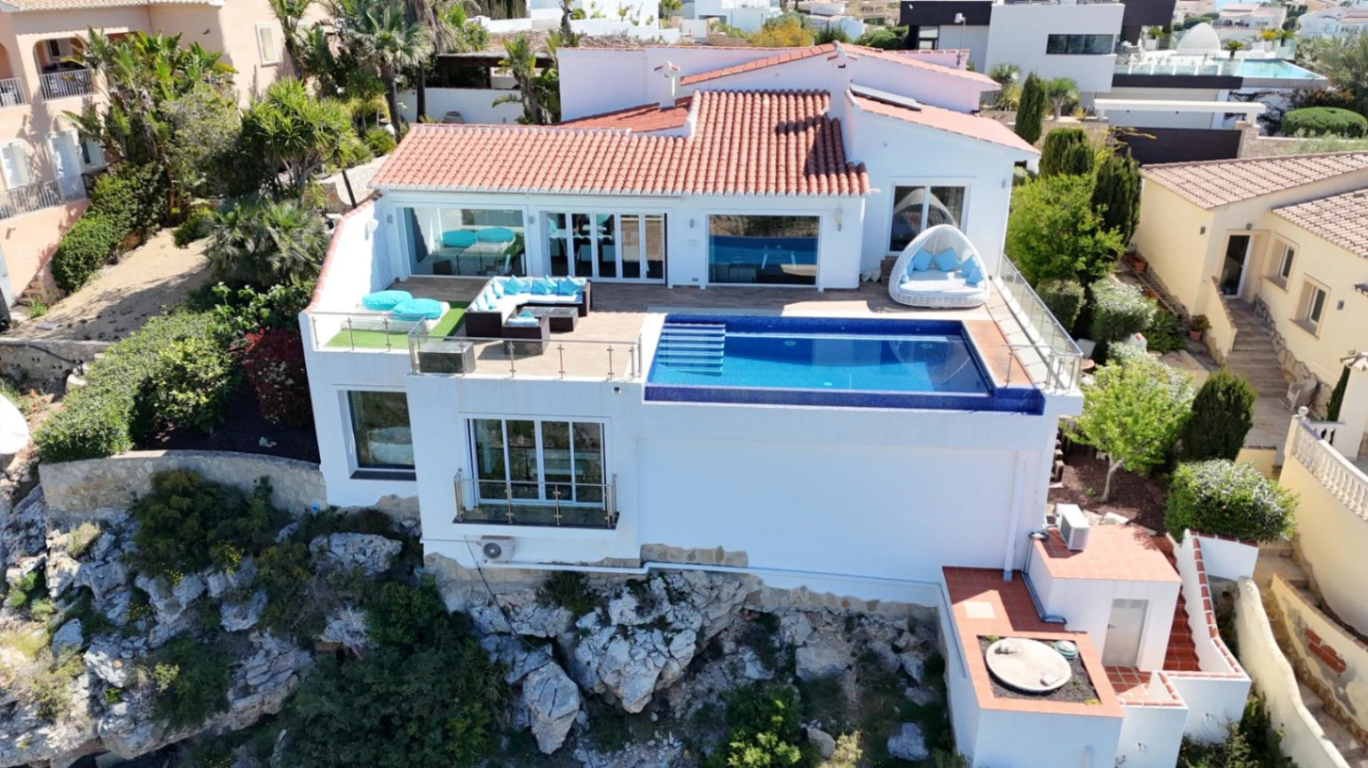 Cumbre del Sol, Luxe villa met panoramisch zeezicht in Magnolias