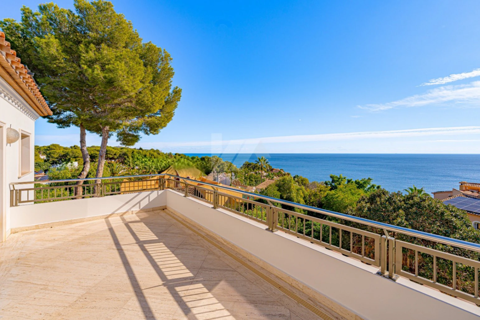 Luxury  second line villa for sale in Moraira, with sea views.