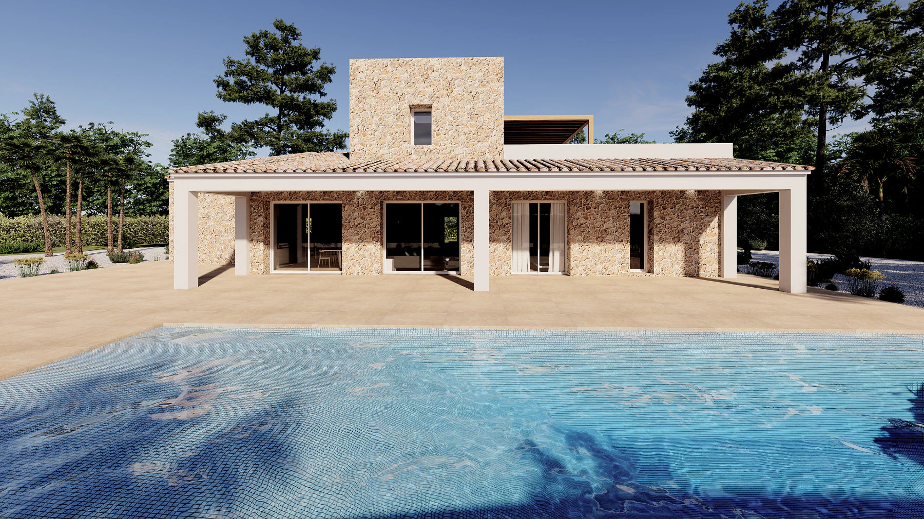 Project: luxury finca for sale in Benissa with mountain views