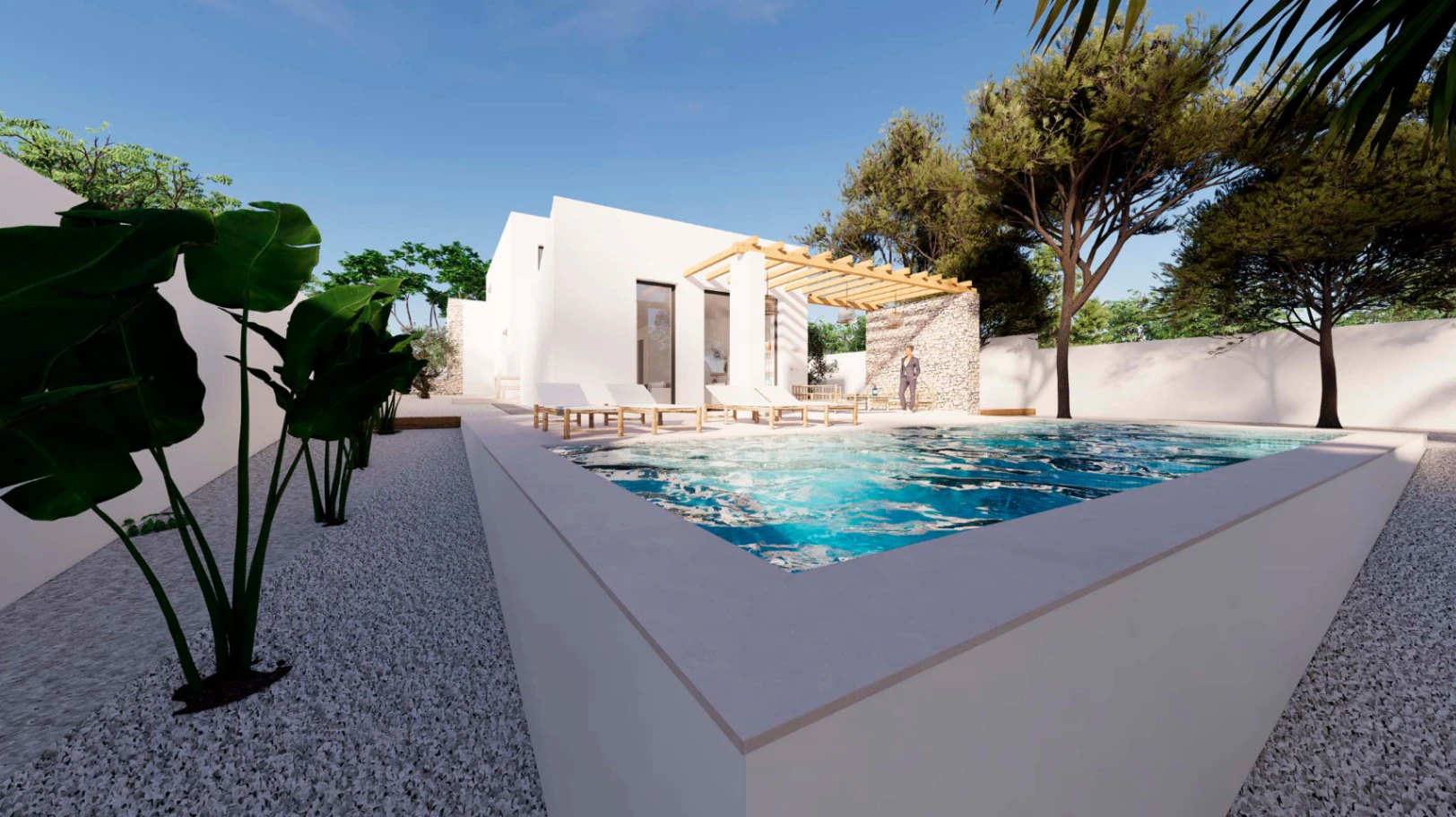 Project: Ibiza-stijl villa te koop in Moraira