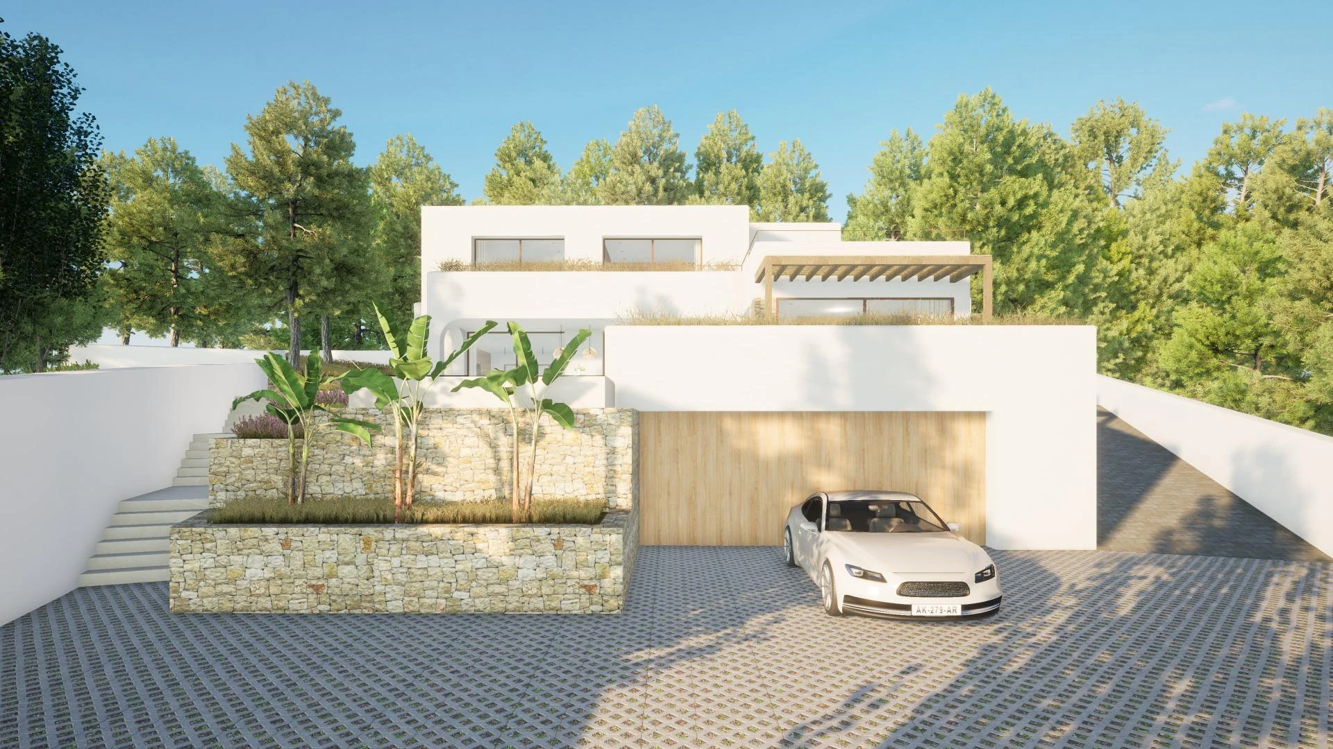 ESTA VILLA ES UN SÍMBOLO DE ELEGANCIA Y MODERNIDAD, CON VISTAS AL MAR INCOMPARABLES.