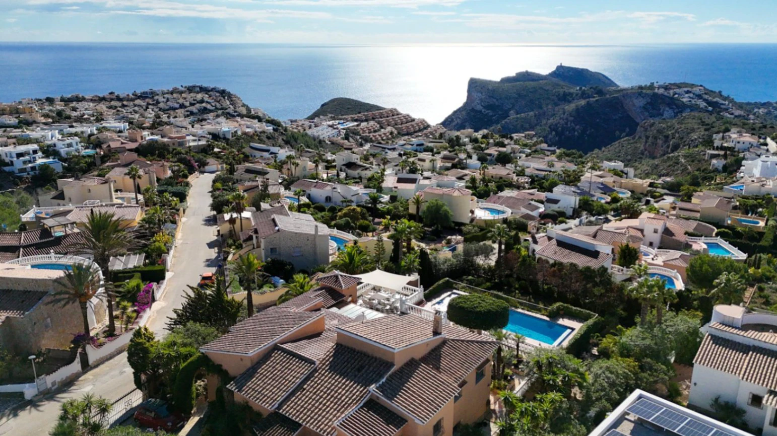 Cumbre del Sol Villa auf Doppelgrundstück mit Panoramablick in Kalmias
