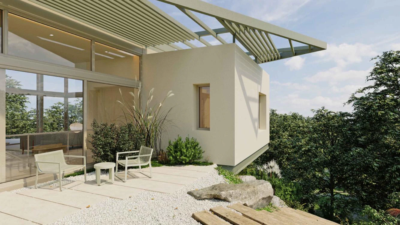 "Montgó House": Proyecto de Autor con Licencia Concedida y Vistas Infinitas en Dénia.