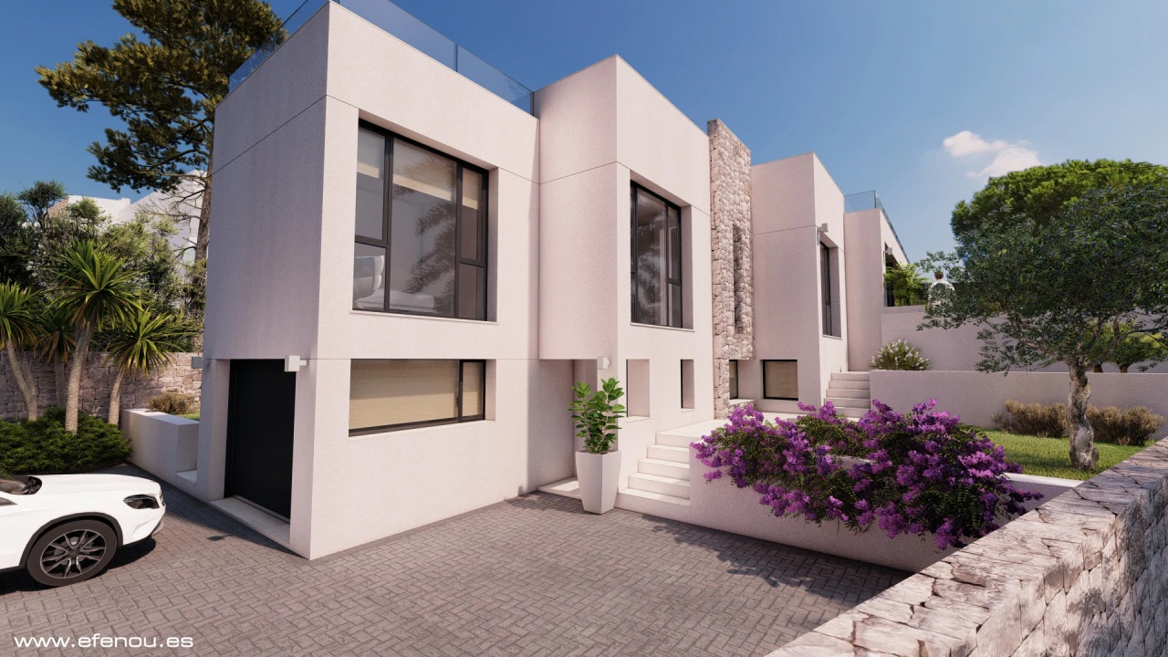 4 Schlafzimmer, 4 Badezimmer Villa zum Verkauf in Calpe