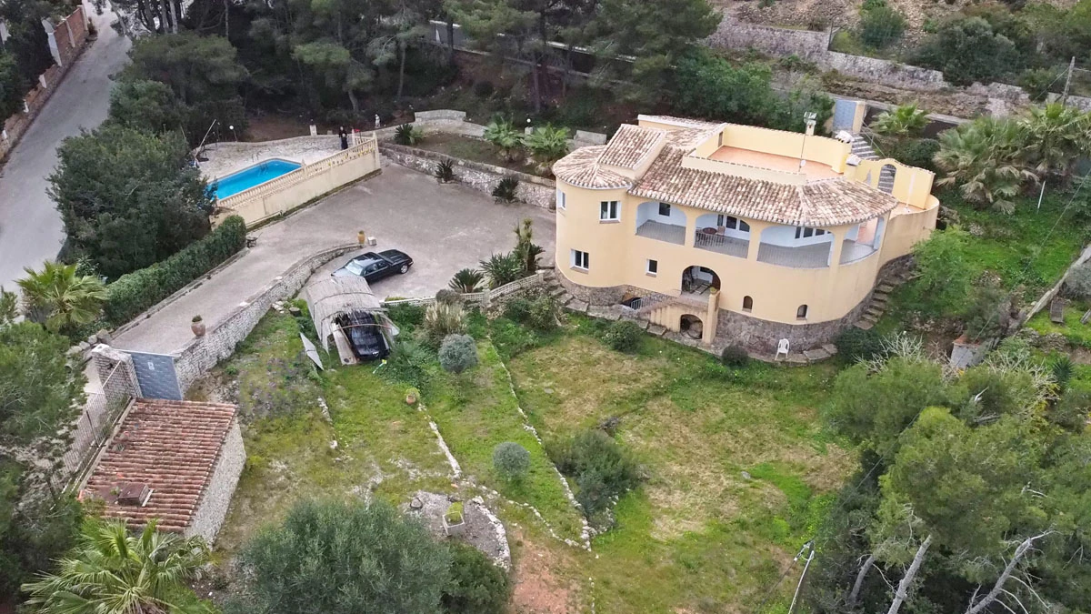 Villa in de buurt van het strand met uitzicht op zee in Javea