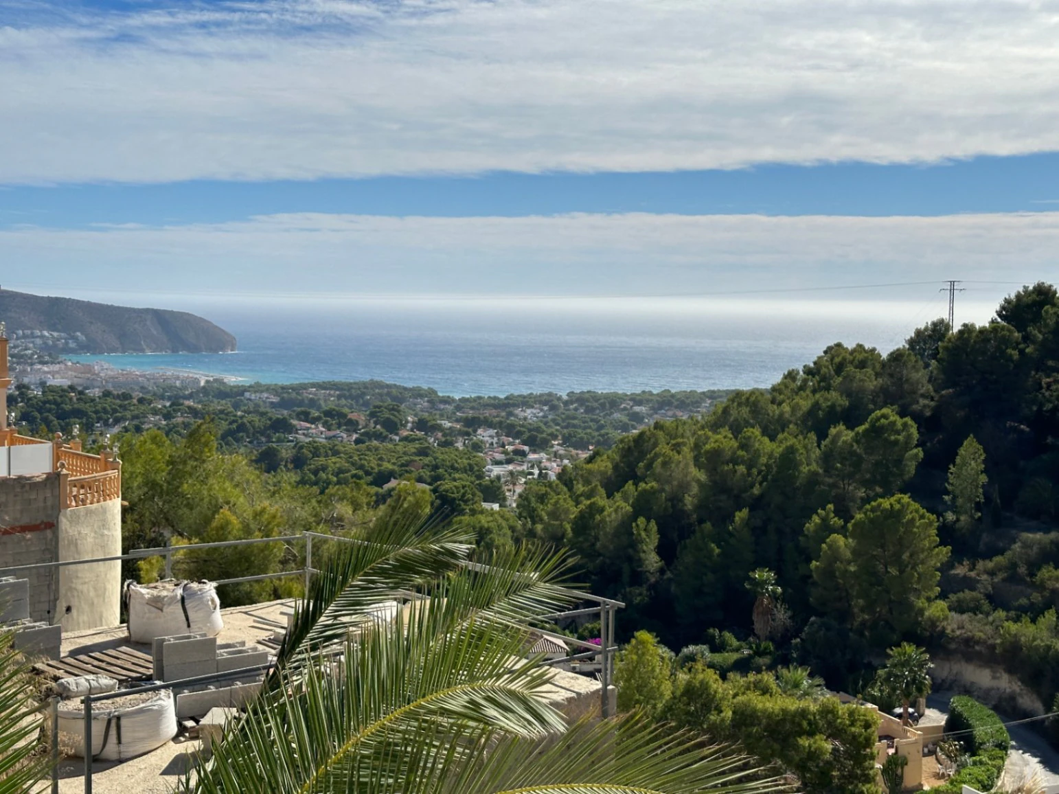 Plot with sea views in Moraira