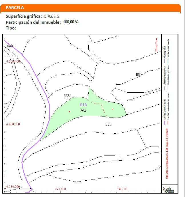 Amplia parcela de 10.000 m² en entorno natural privilegiado con orientación sur