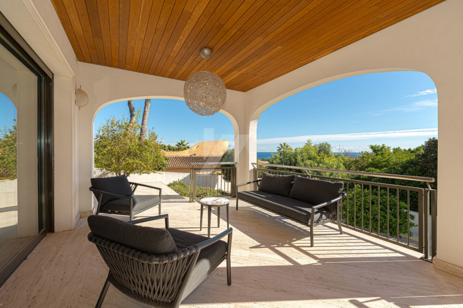 Luxury  second line villa for sale in Moraira, with sea views.