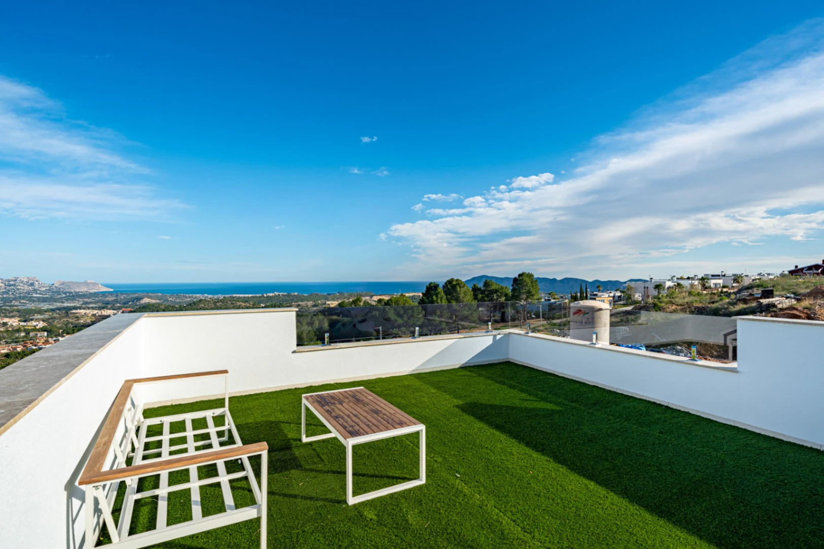 Villa in Polop with Sea and Mountain Views