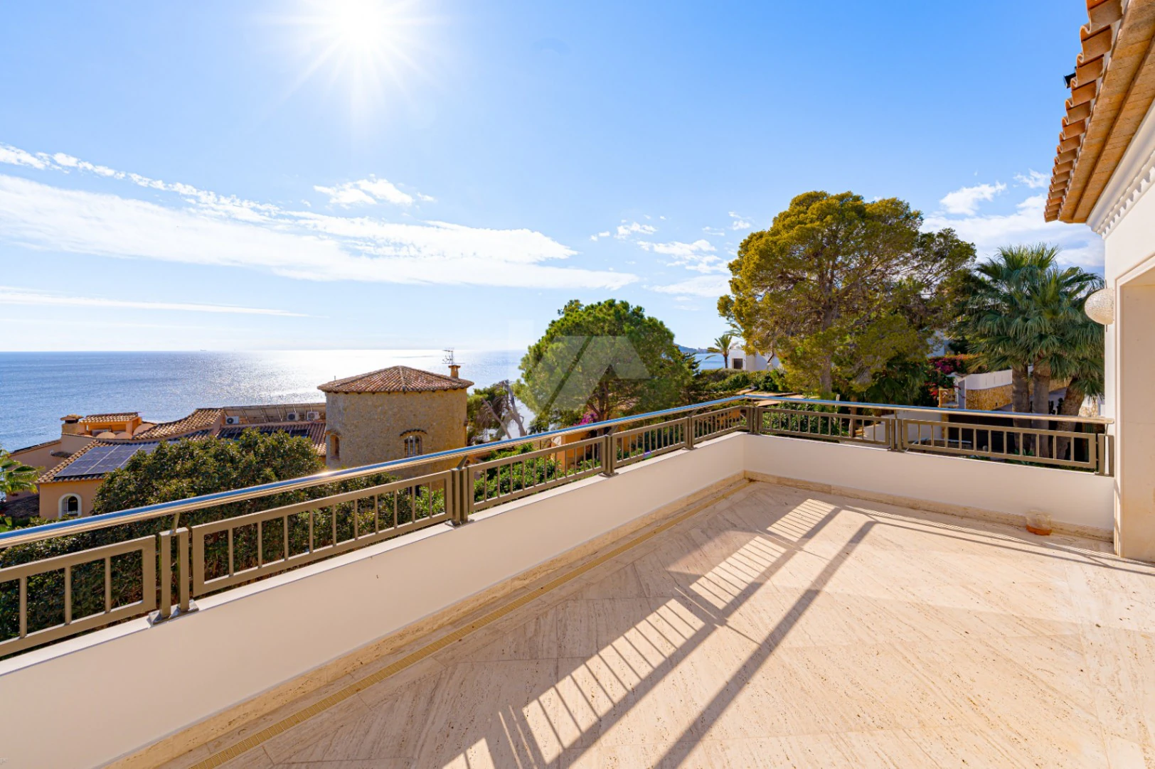 Luxury  second line villa for sale in Moraira, with sea views.