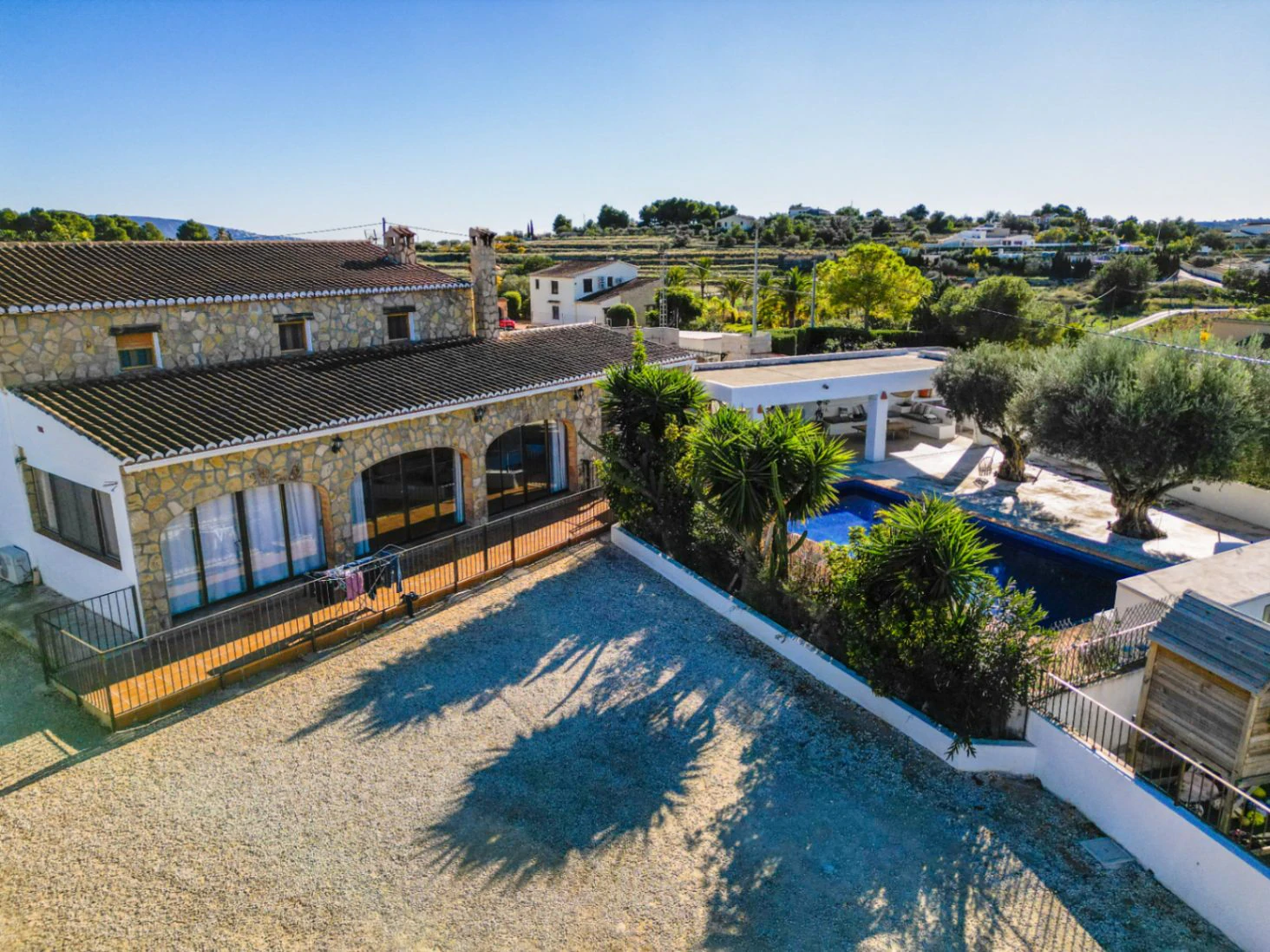 Stone-Faced Villa in Partida Canor Benissa – Private Pool, Large Terrace and Countryside Outlook