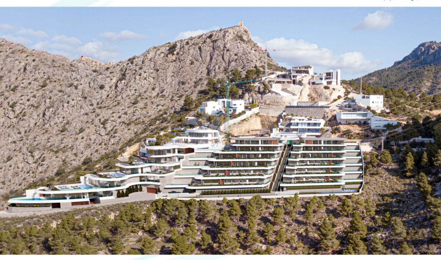 Áticos en venta con vistas al mar en Altea, Costa blanca.