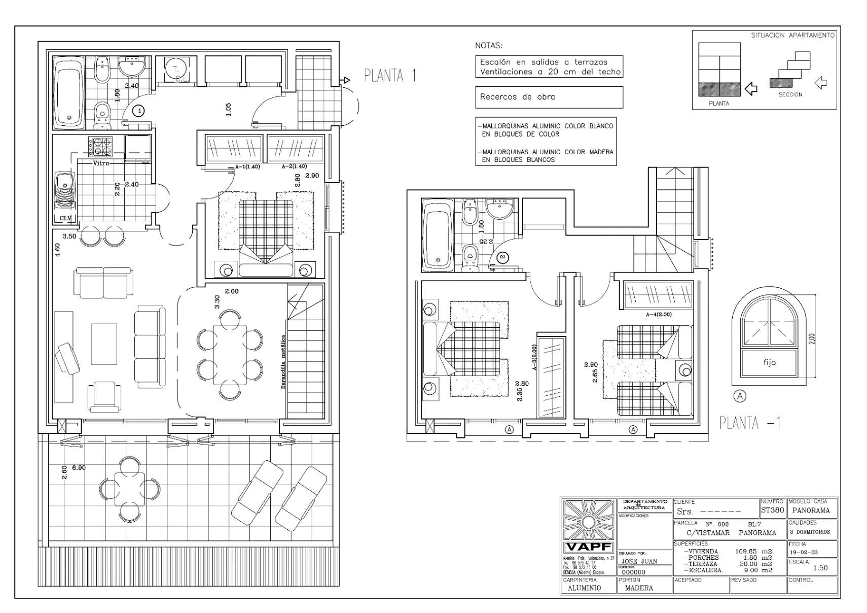 Cumbre del Sol duplex apartment with sea views
