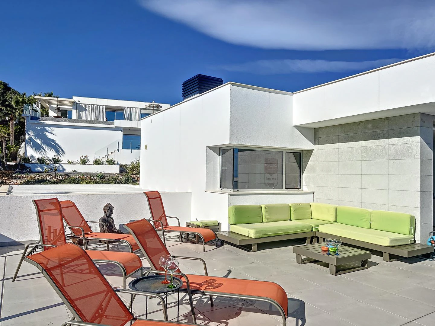 Modern villa with sea views and private pool