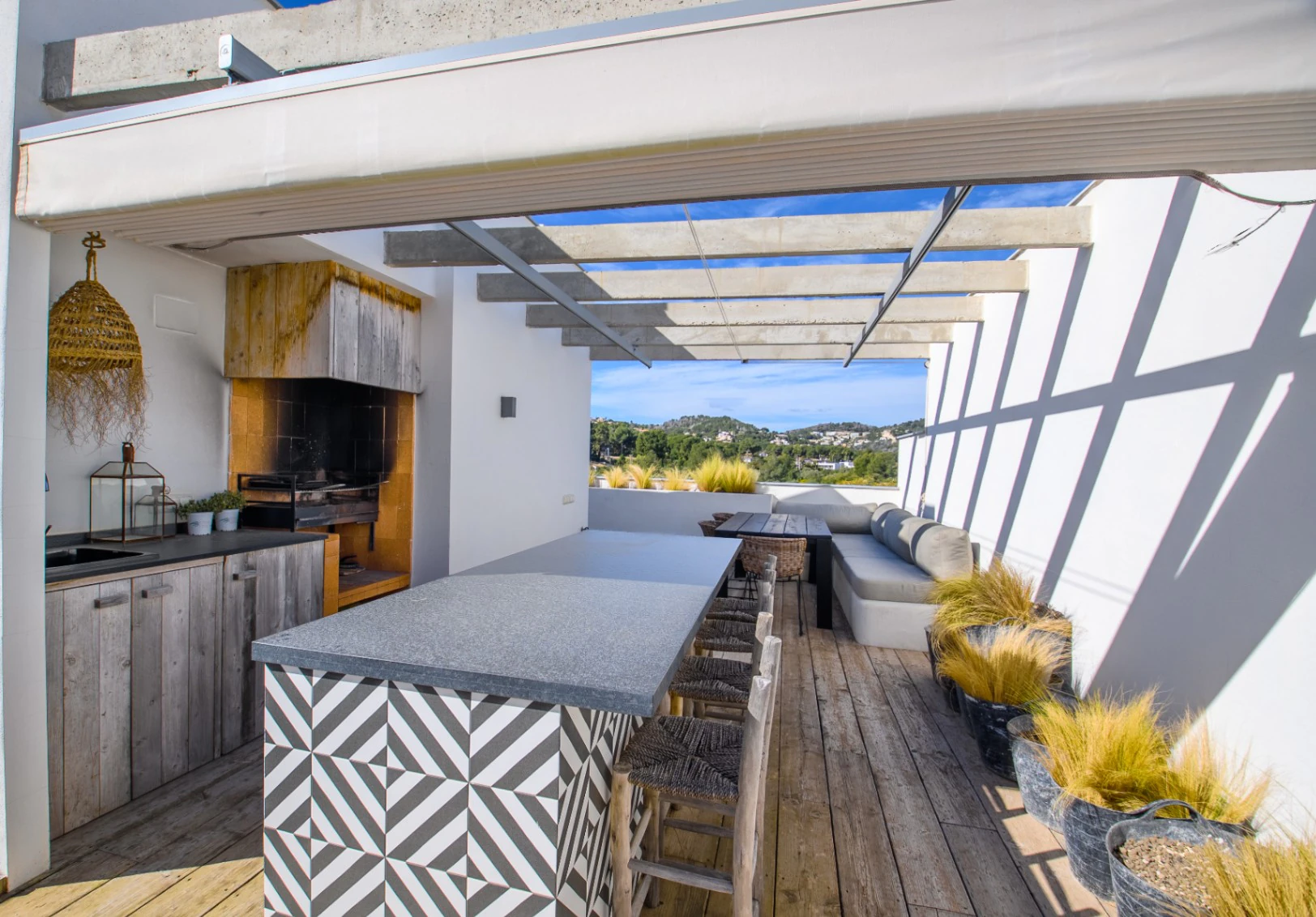 Penthouse de lujo de 3 dormitorios en venta en Jávea Arenal, a poca distancia de la playa.