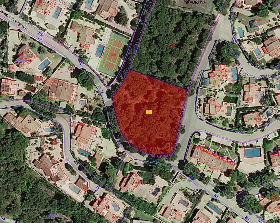 Plot for sale in Moraira
