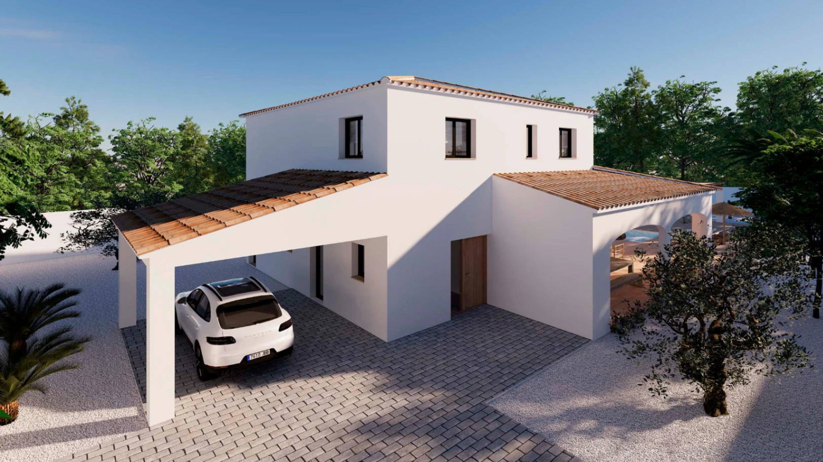 Project: Moderne finca-stijl villa te koop in Moraira