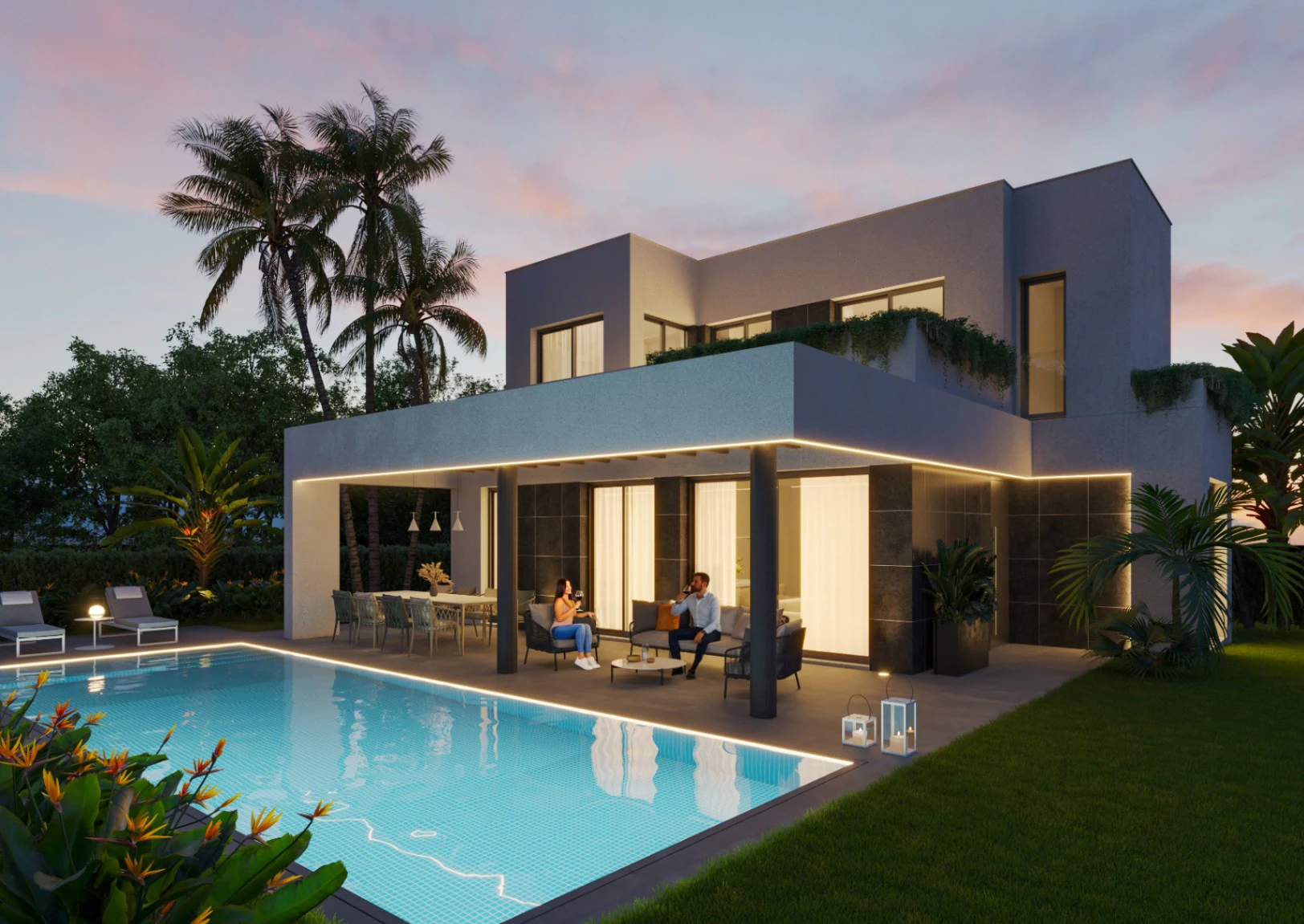 Villas modernas en venta en Finestrat