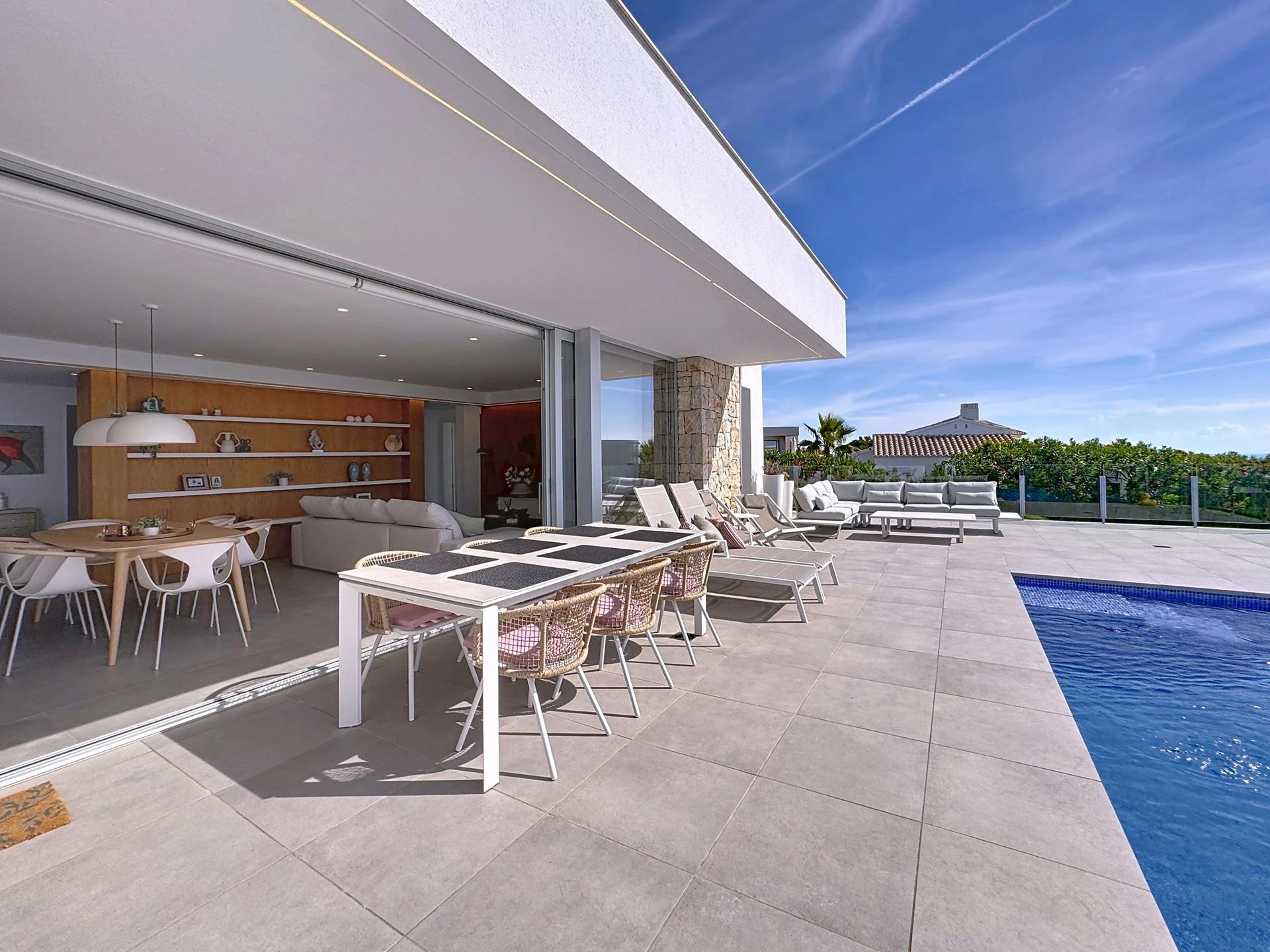 Cumbre del Sol Moderne villa met uitzicht op zee