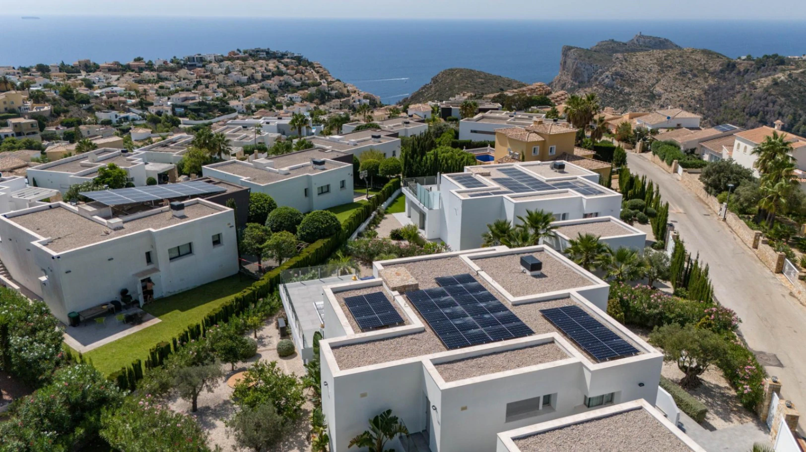 Cumbre del Sol Moderne villa met uitzicht op zee