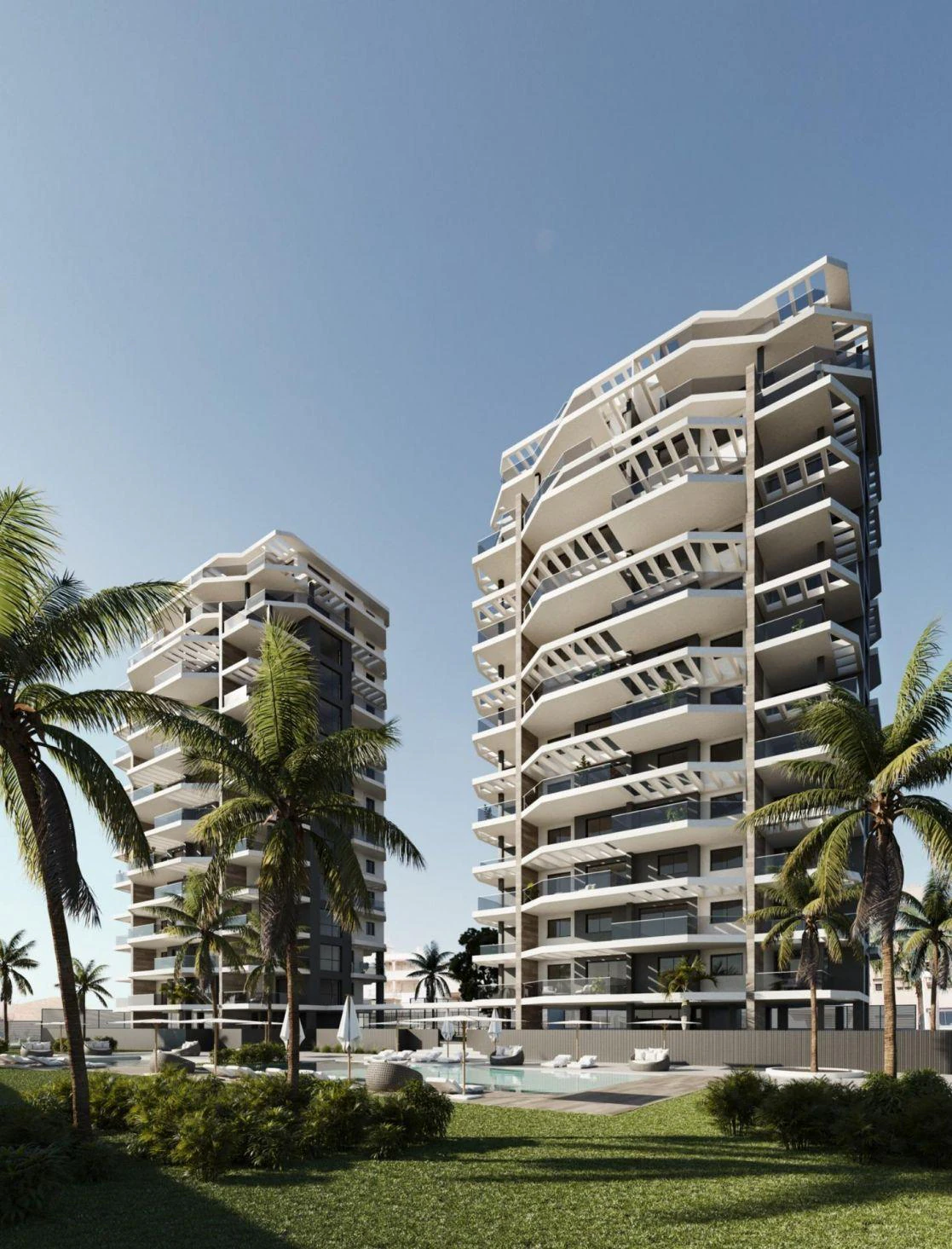 New Seaview Apartments at the Arenal beach in Calpe