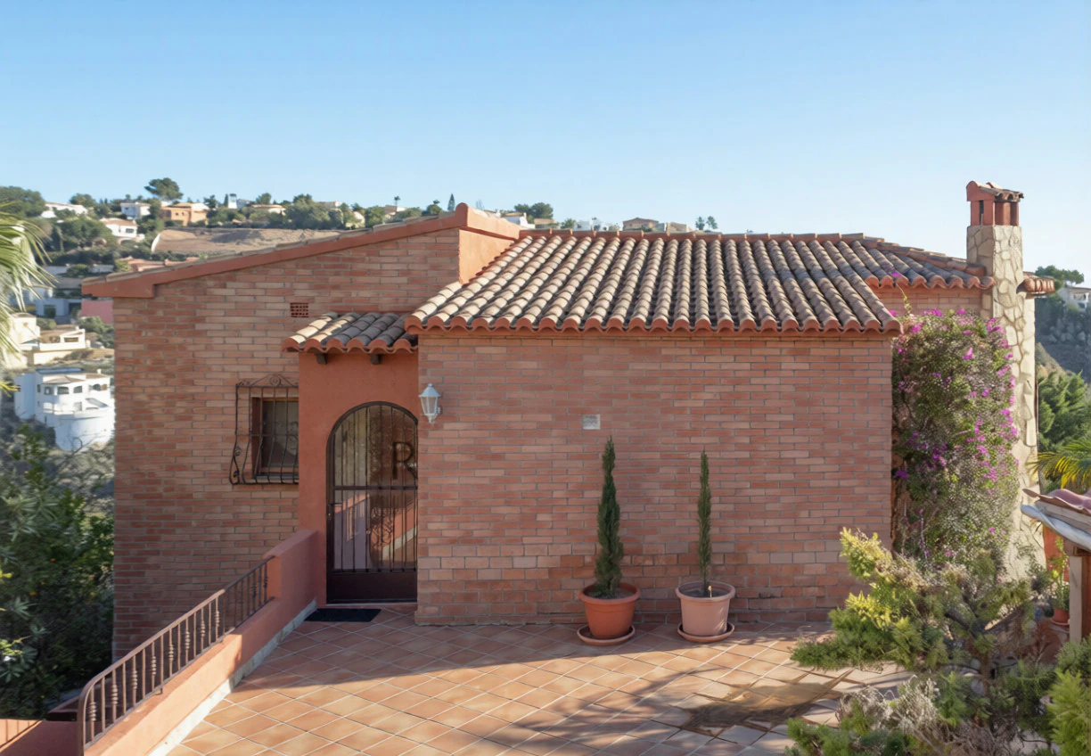 Cumbre del Sol: a Mediterranean-style villa with a swimming pool and sea views