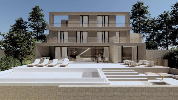 Under construction: sea view villa for sale in Benissa
