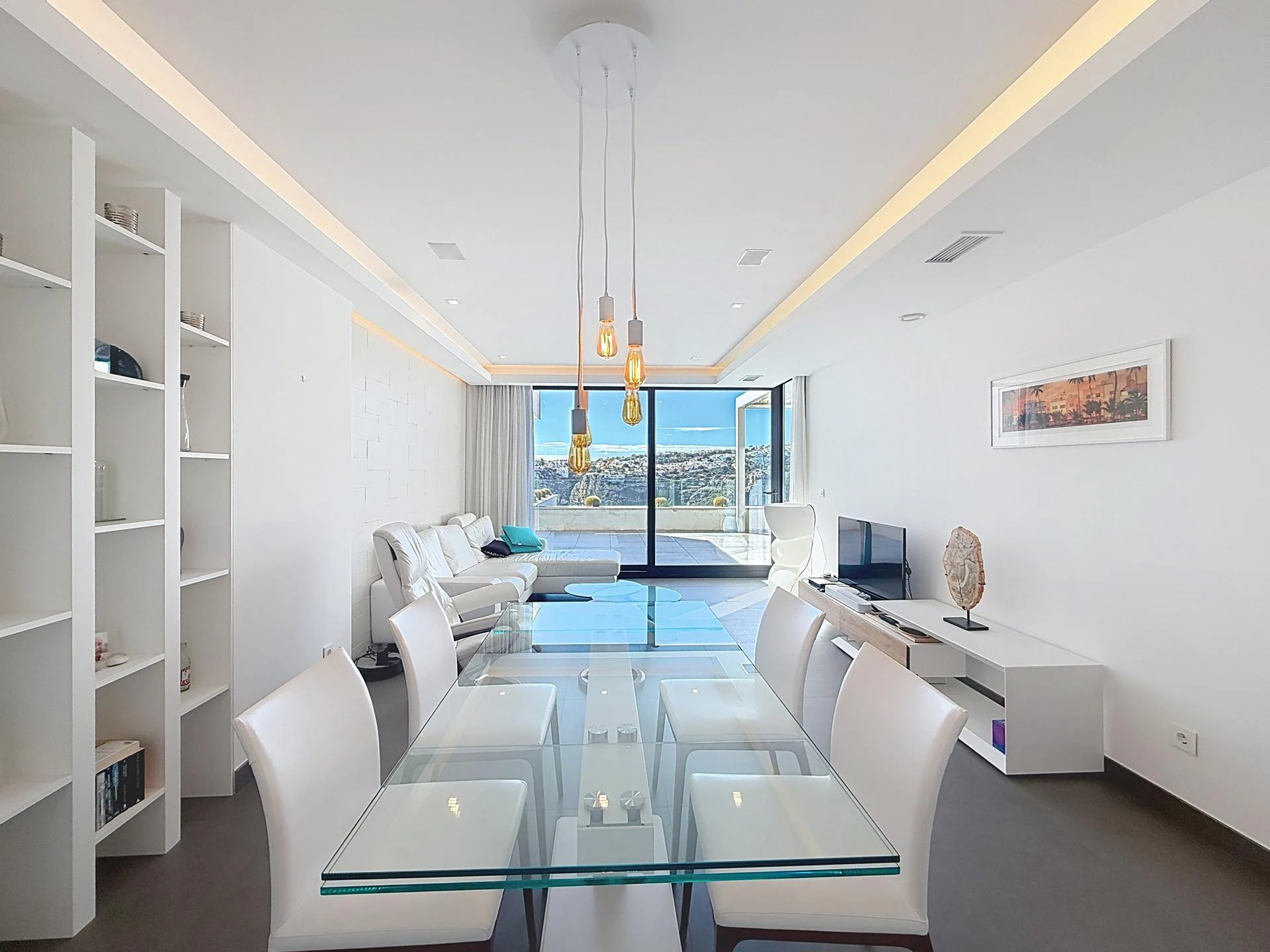 Cumbre del Sol luxe modern penthouse met uitzicht op de kliffen en de zee