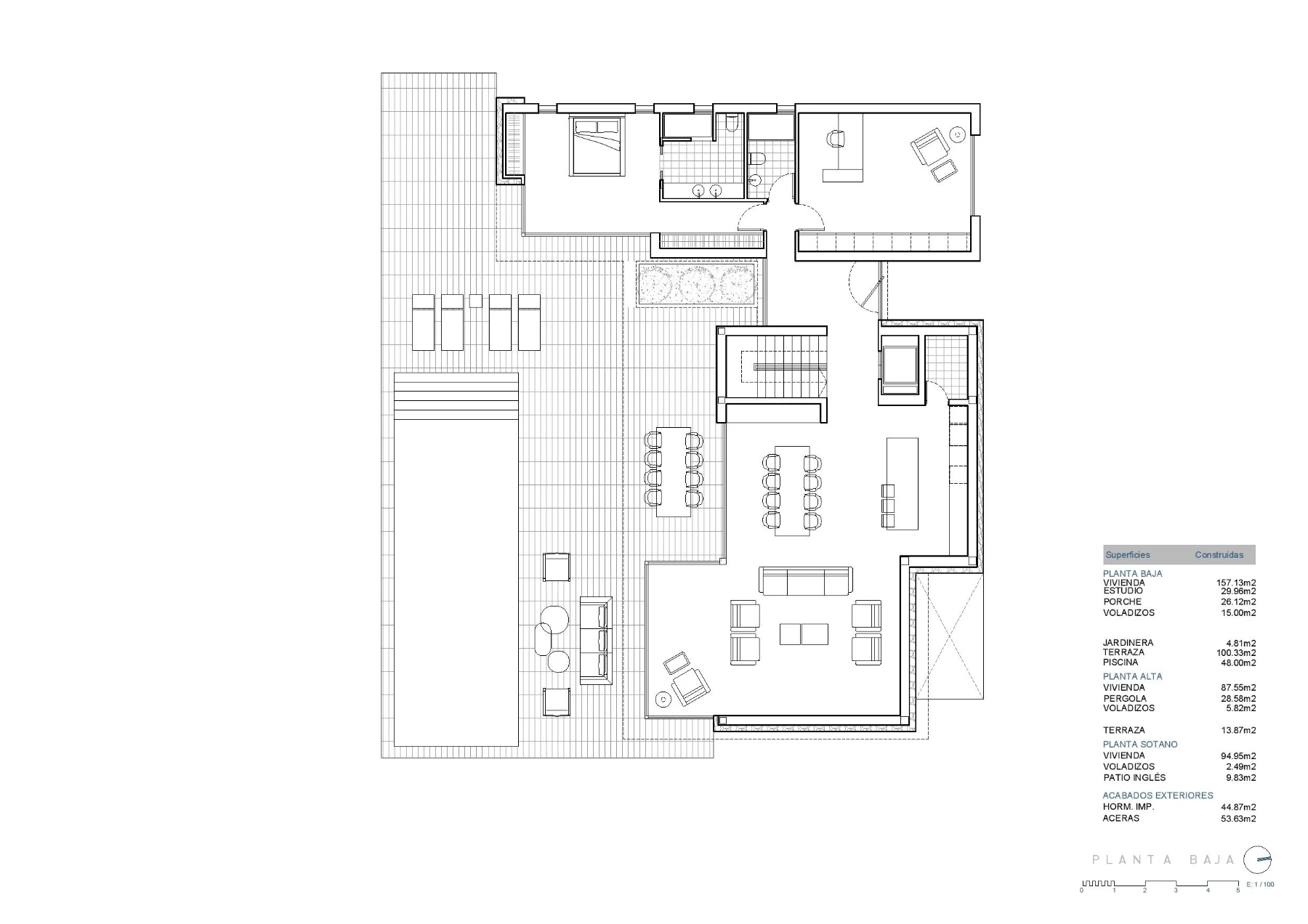 Une maison de rêve moderne et confortable