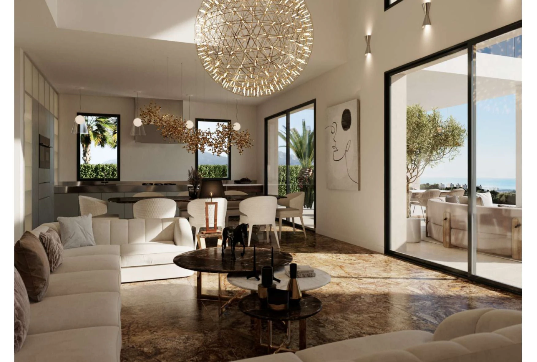 Luxuriöse Neue Villa mit Meerblick in Finestrat