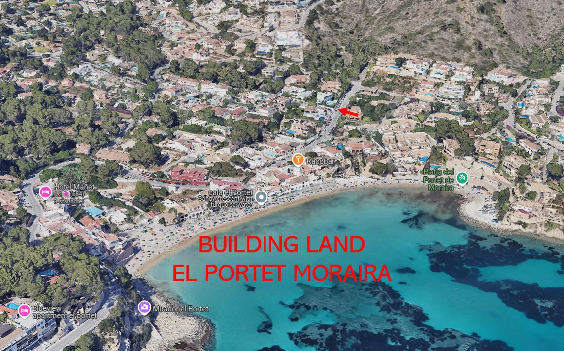 Plot for sale in Moraira