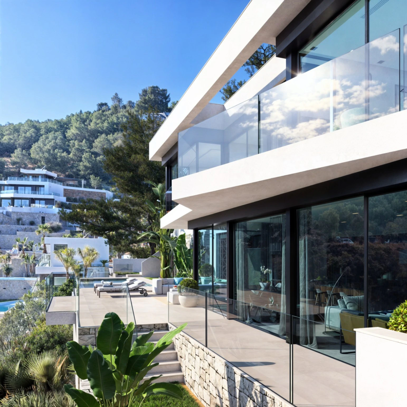 Projet sous licence : villa avec vue sur la mer à vendre à Benissa