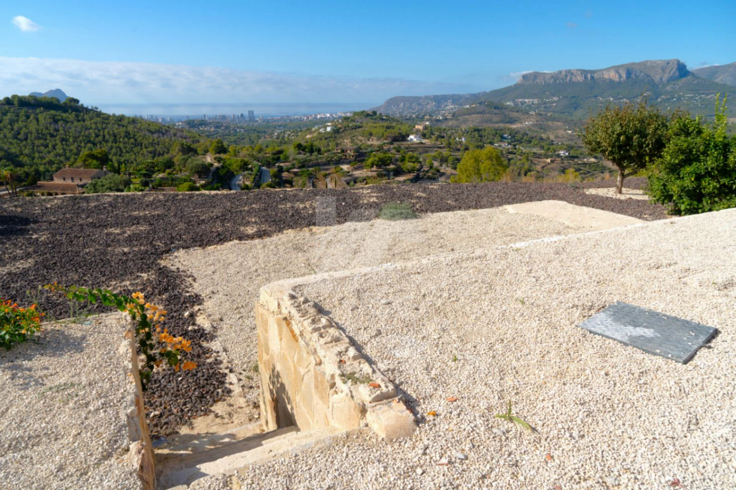 Finca à vendre avec vue sur la mer à Benissa. Costa Blanca.