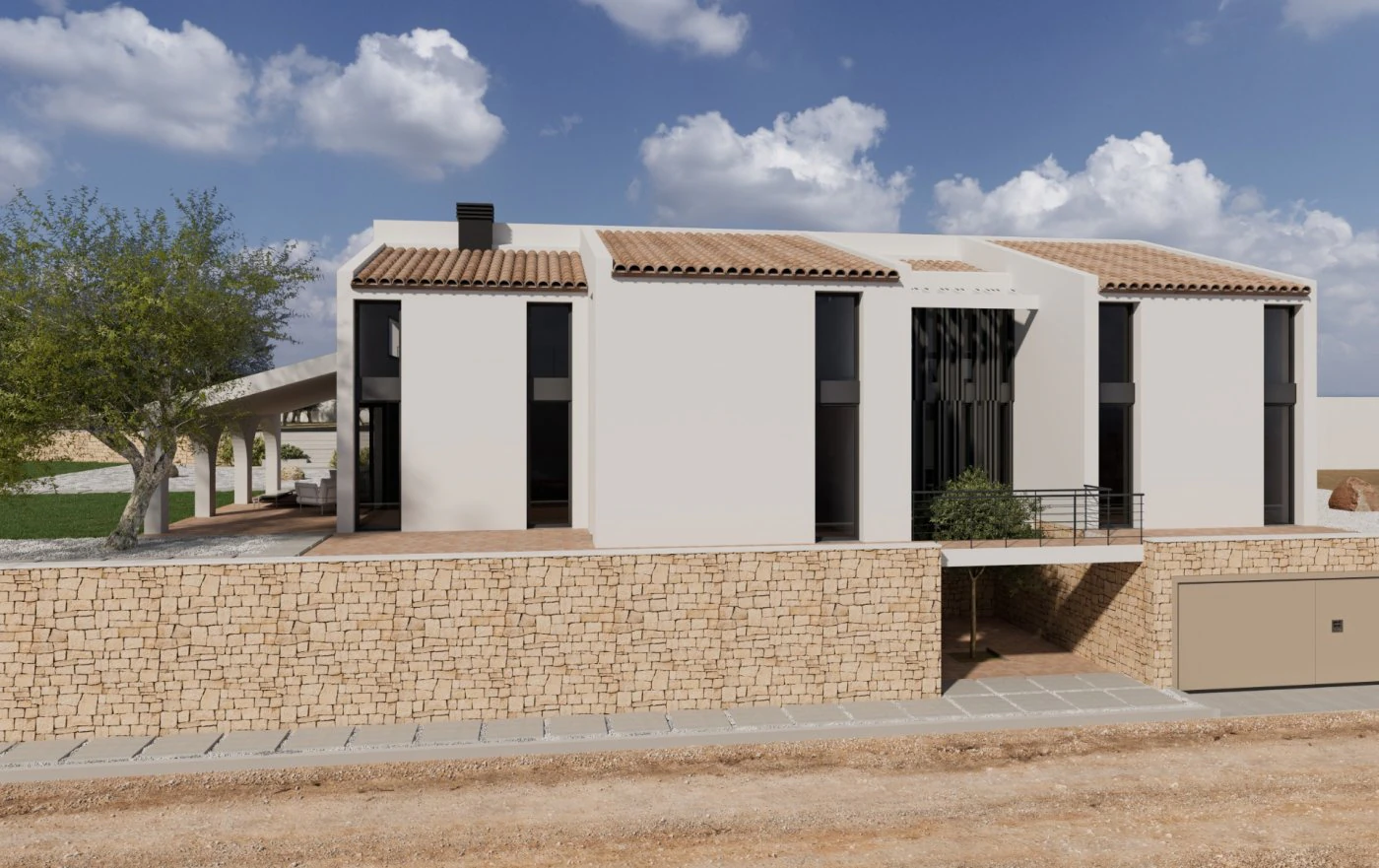 NEUBAU FINCA IN EINER EINZIGARTIGEN LAGE IN MORAIRA